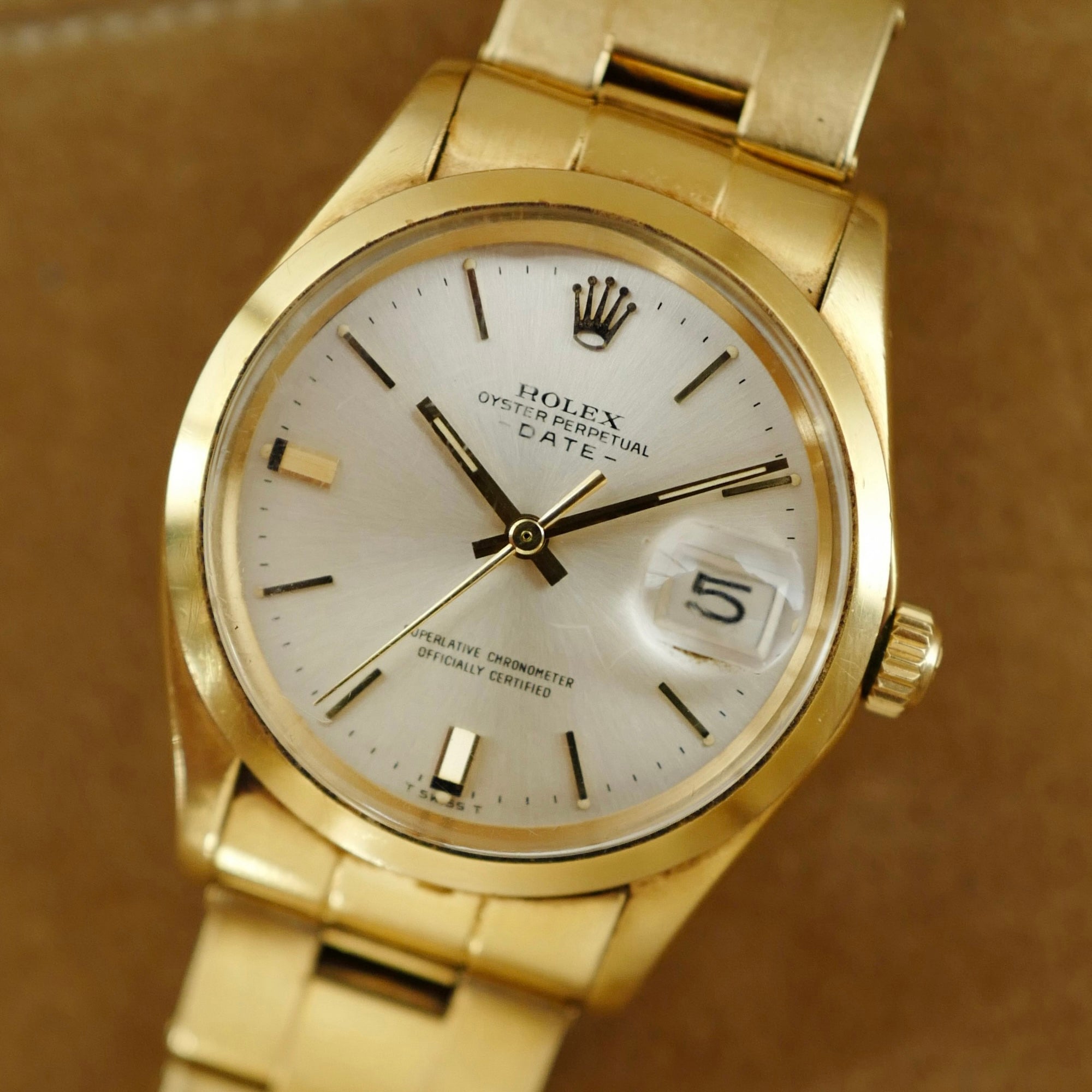 Rolex - Rolex Yellow Gold Date Ref. 1500, Circa 1971 (New Arrival) - The Keystone Watches