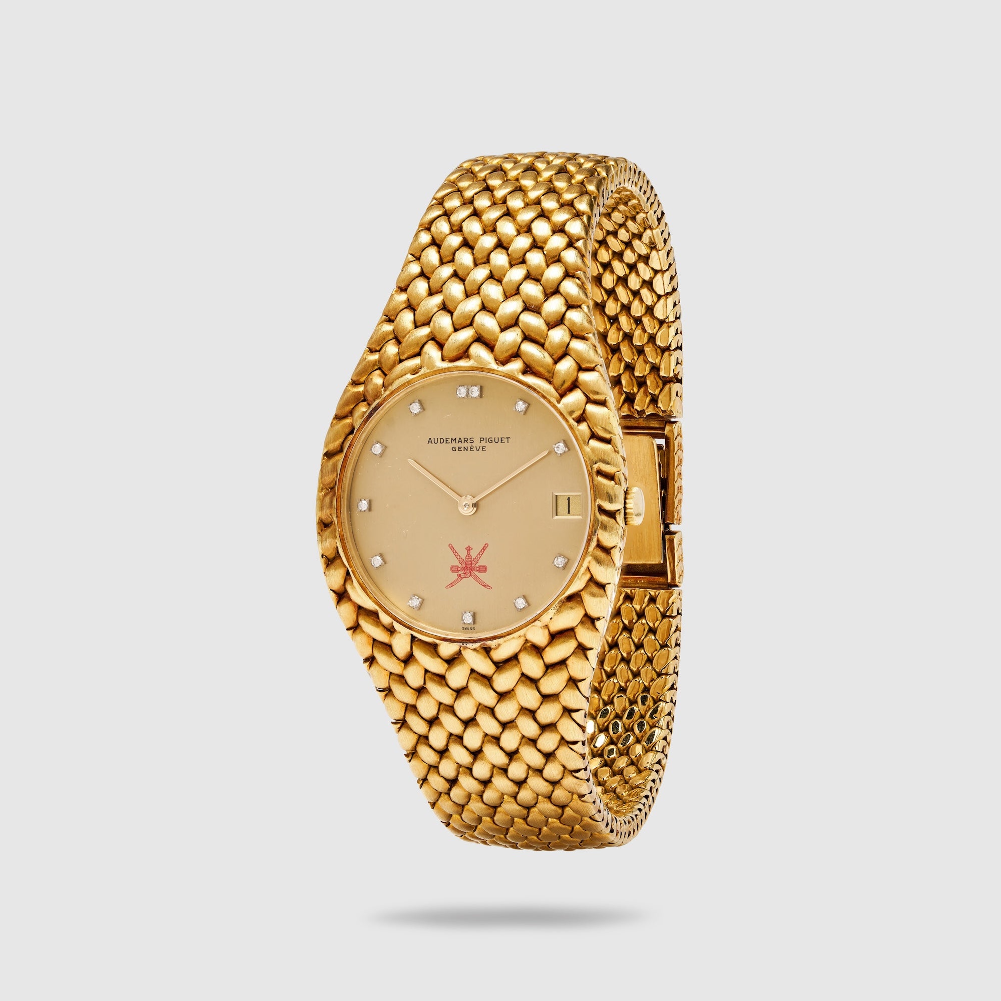 Audemars Piguet Yellow Gold Cobra Watch Ref. 5403 with Khanjar Emblem Dial