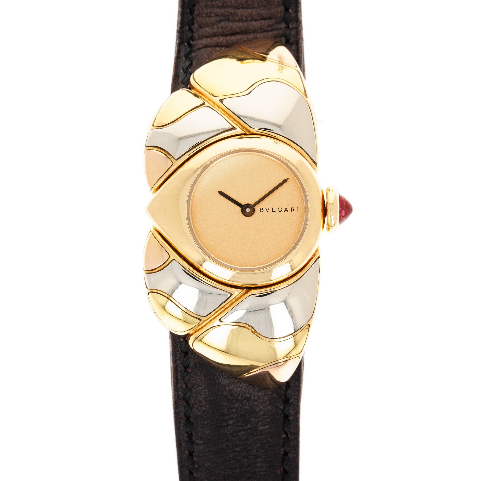 Bvlgari Tricolor Gold Vintage Watch Ref BJ04