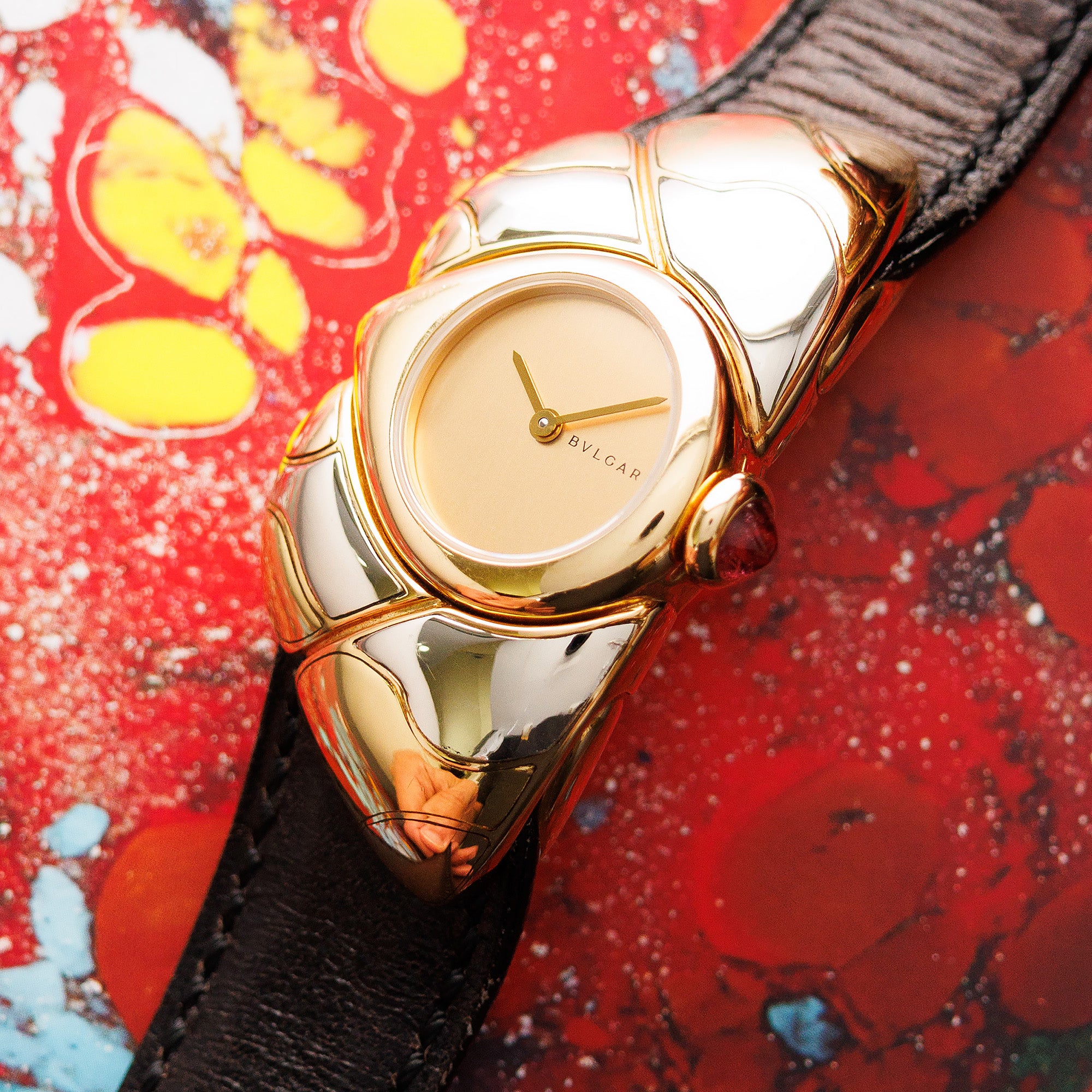 Bvlgari Tricolor Gold Vintage Watch Ref BJ04