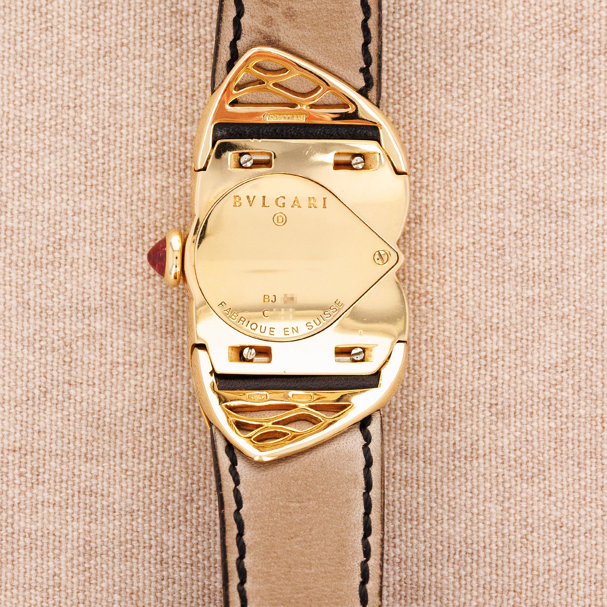 Bvlgari Tricolor Gold Vintage Watch Ref BJ04