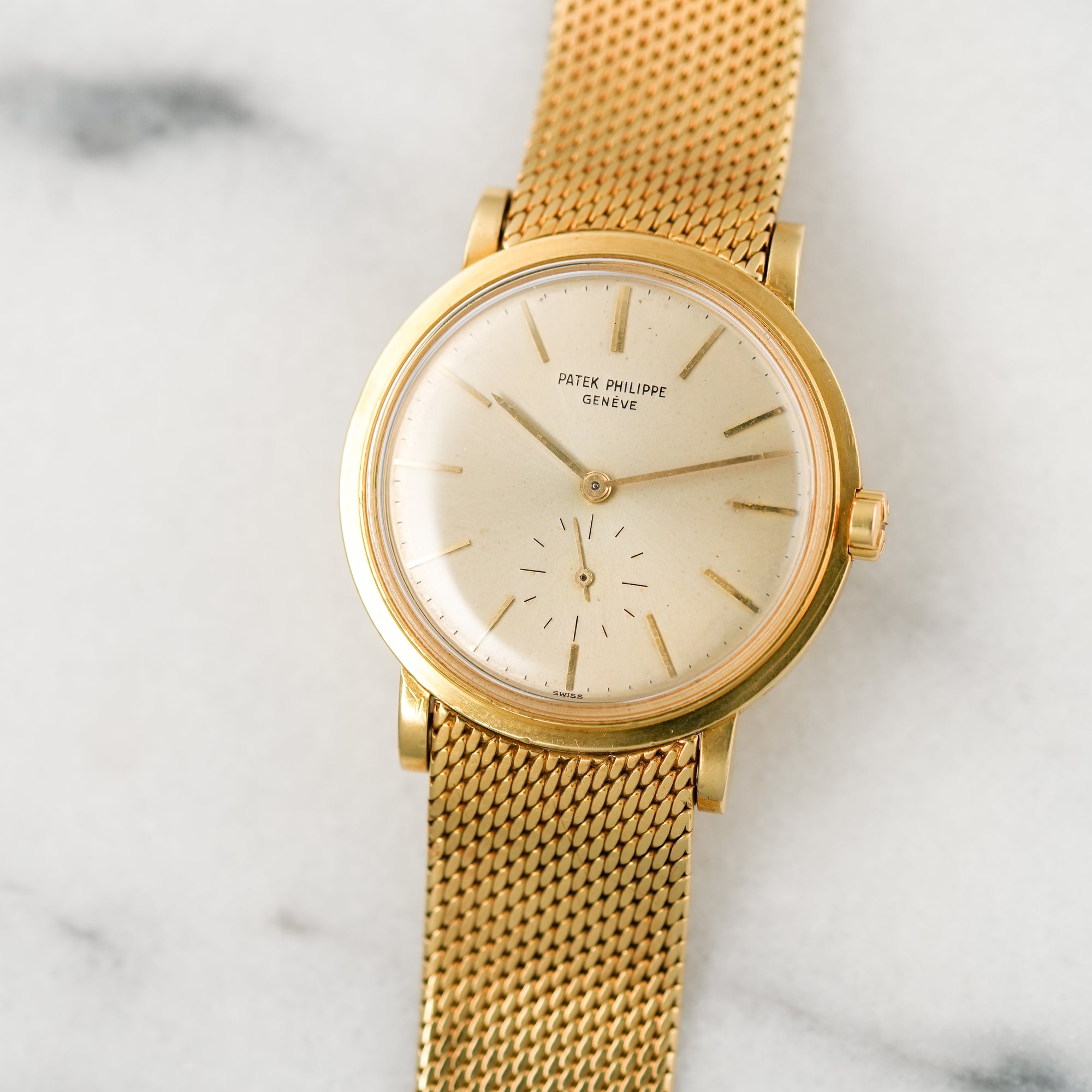 Patek Philippe Yellow Gold Calatrava Automatic Ref. 3429 with JPE Bracelet (New Arrival)
