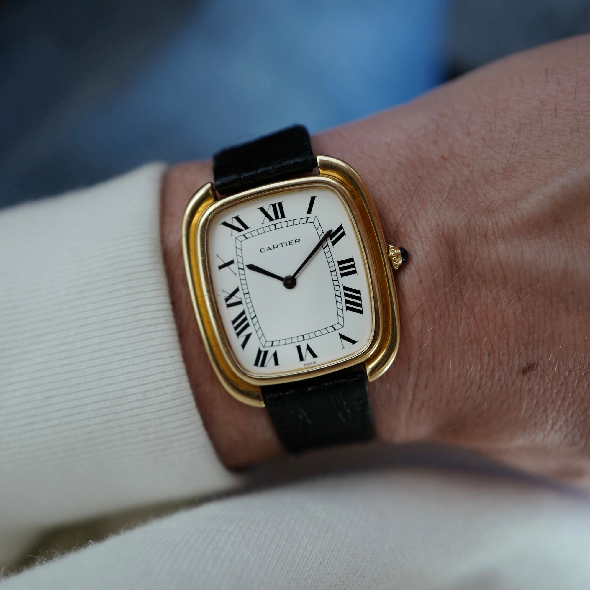 Cartier Yellow Gold Jumbo Gondole Watch Ref. 97050