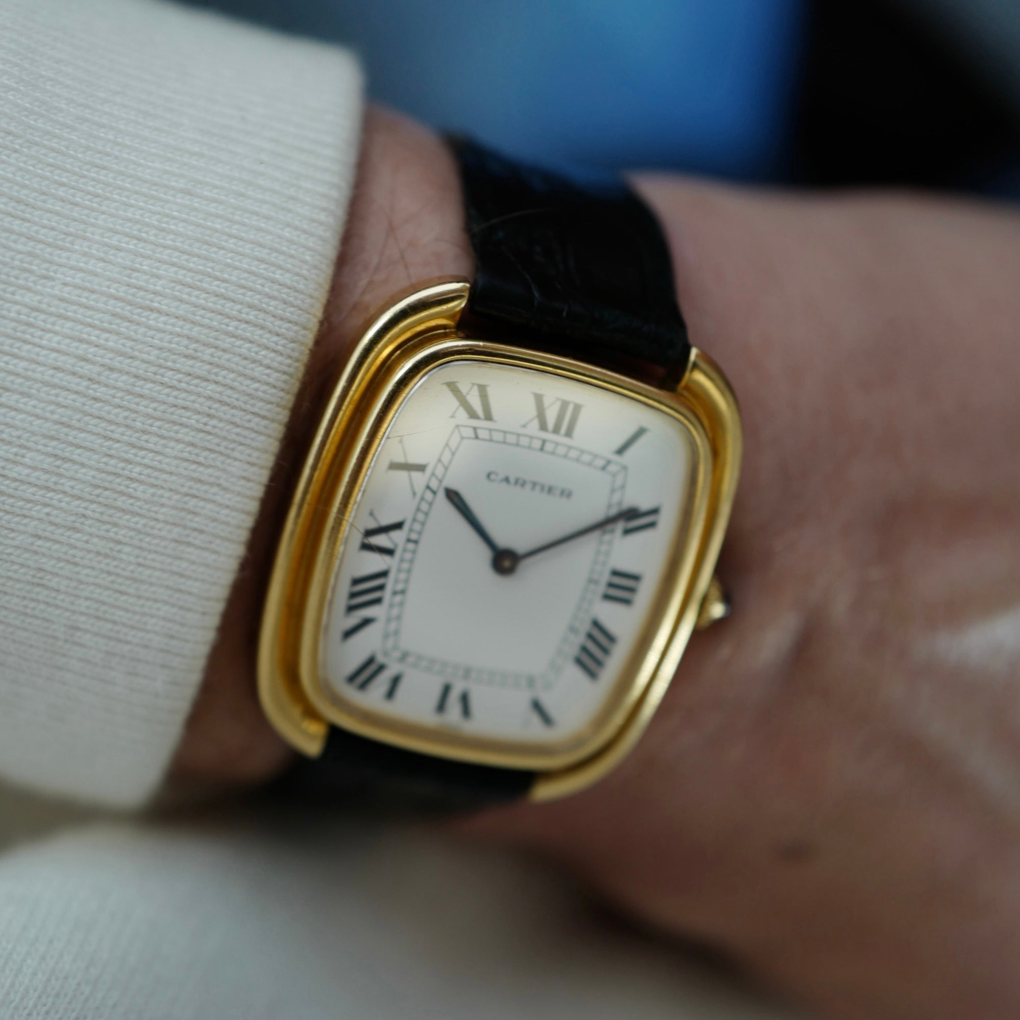 Cartier Yellow Gold Jumbo Gondole Watch Ref. 97050