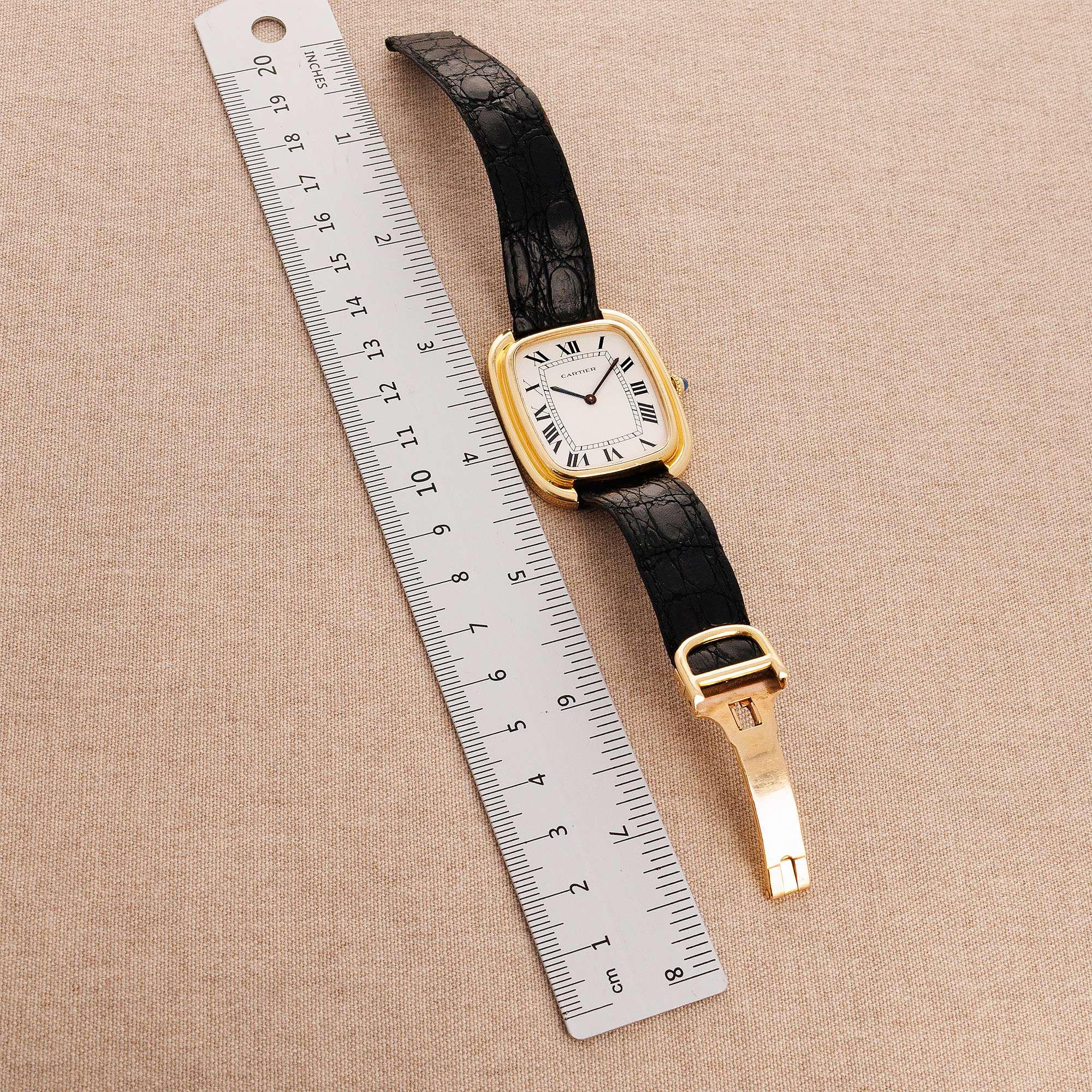 Cartier Yellow Gold Jumbo Gondole Watch Ref. 97050