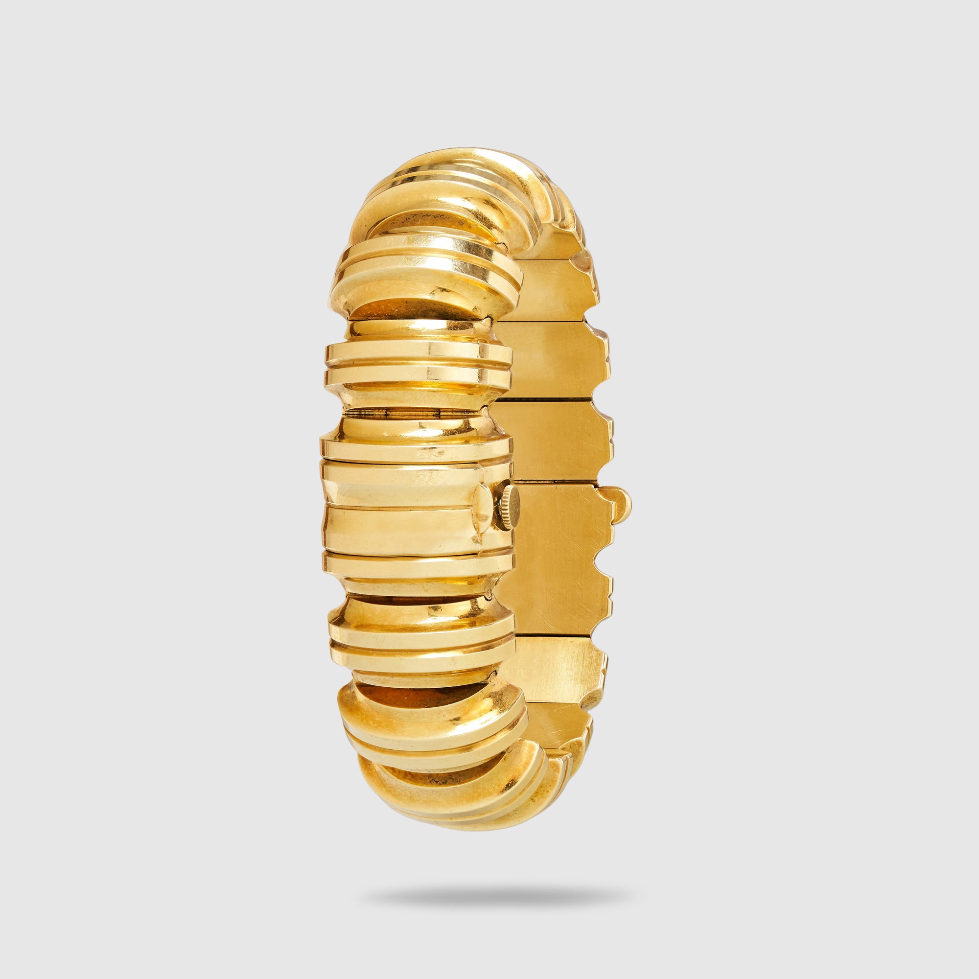 Rolex Yellow Gold 1940s Cover Watch in Original Box