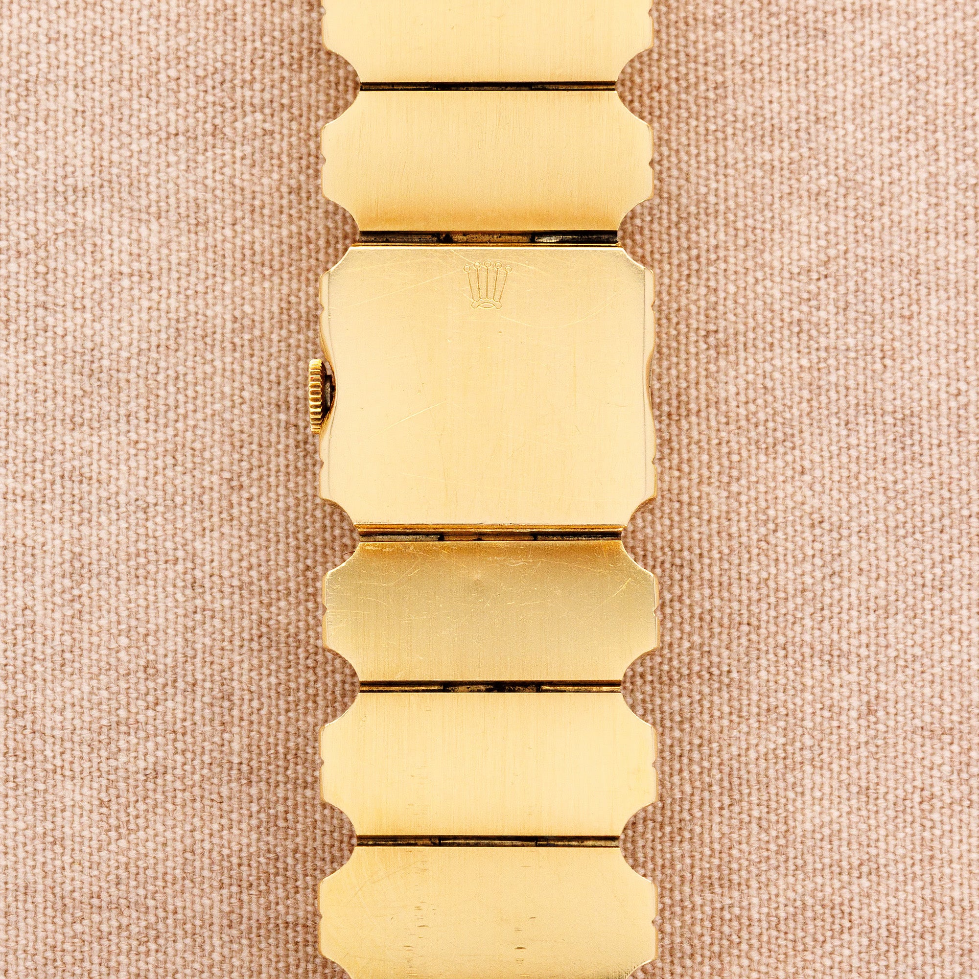 Rolex Yellow Gold 1940s Cover Watch in Original Box