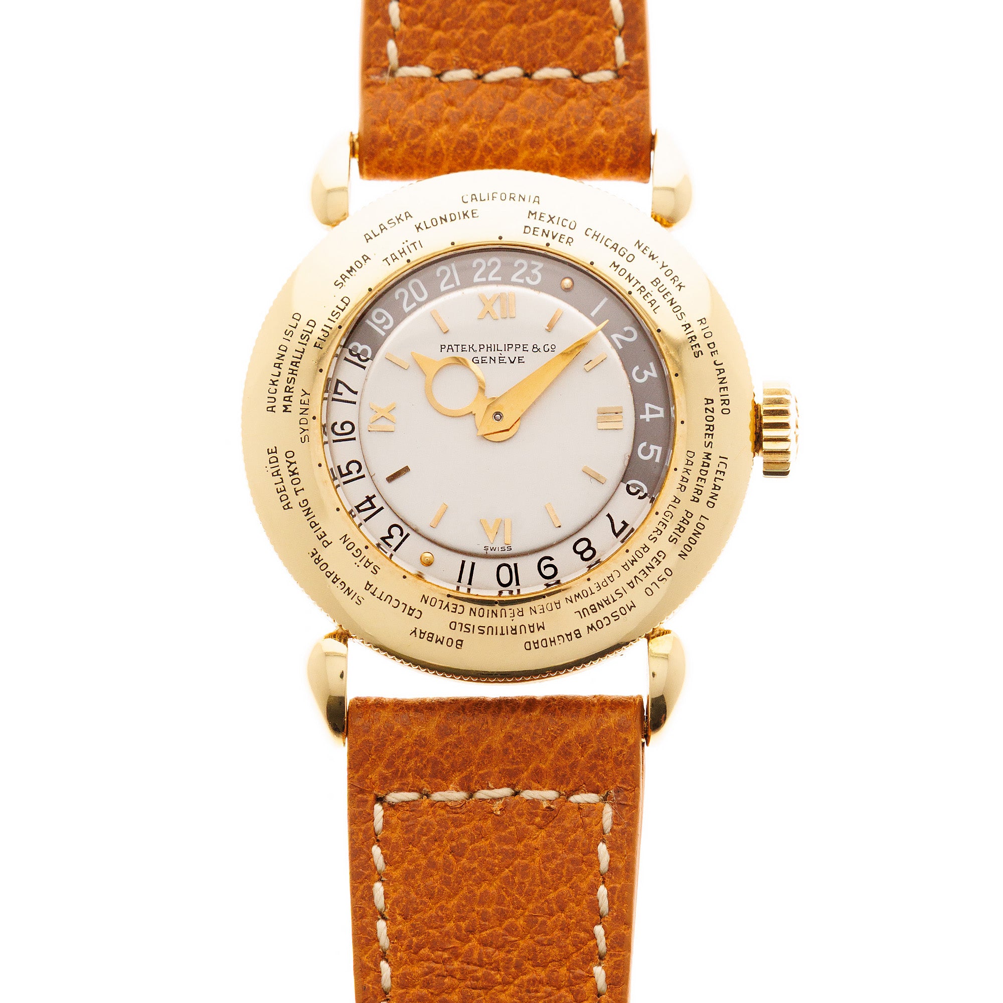 Patek Philippe - Patek Philippe Yellow Gold World Time Watch Ref. 1415 - The Keystone Watches