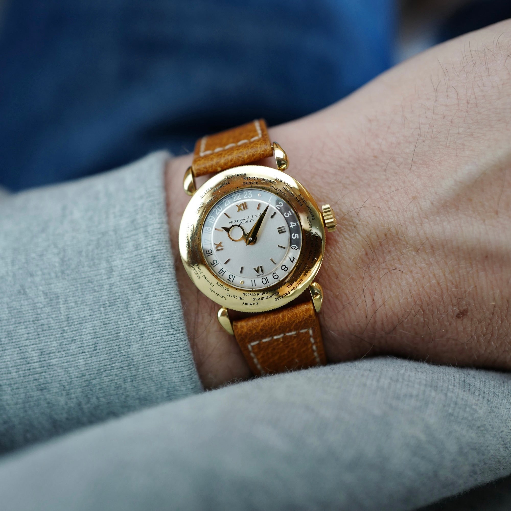 Patek Philippe - Patek Philippe Yellow Gold World Time Watch Ref. 1415 - The Keystone Watches
