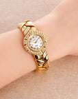 Rolex Yellow Gold Vintage Cellini Mother of Pearl Dial Ref. 2708