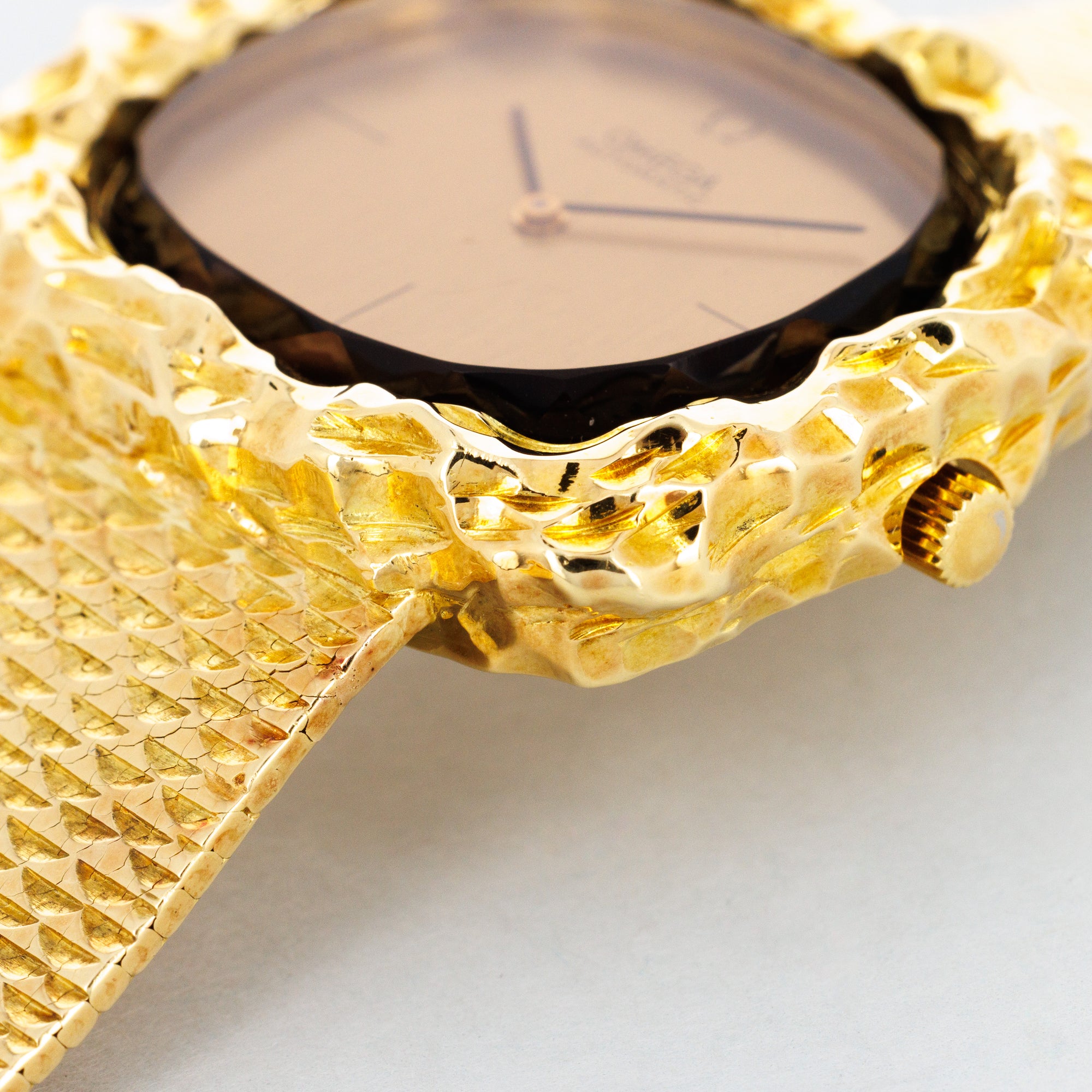 Omega Yellow Gold Sculptural Watch Ref. 8305, Designed by Andrew Grima