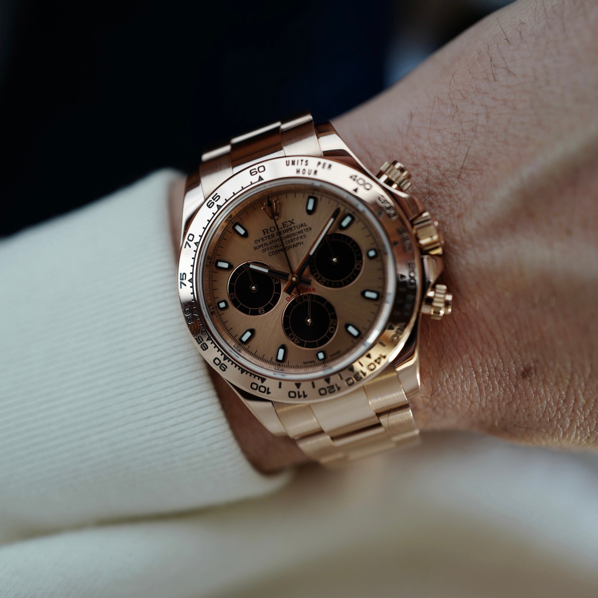 Rolex - Rolex Rose Gold Daytona Ref. 116505 Sundust Dial - The Keystone Watches
