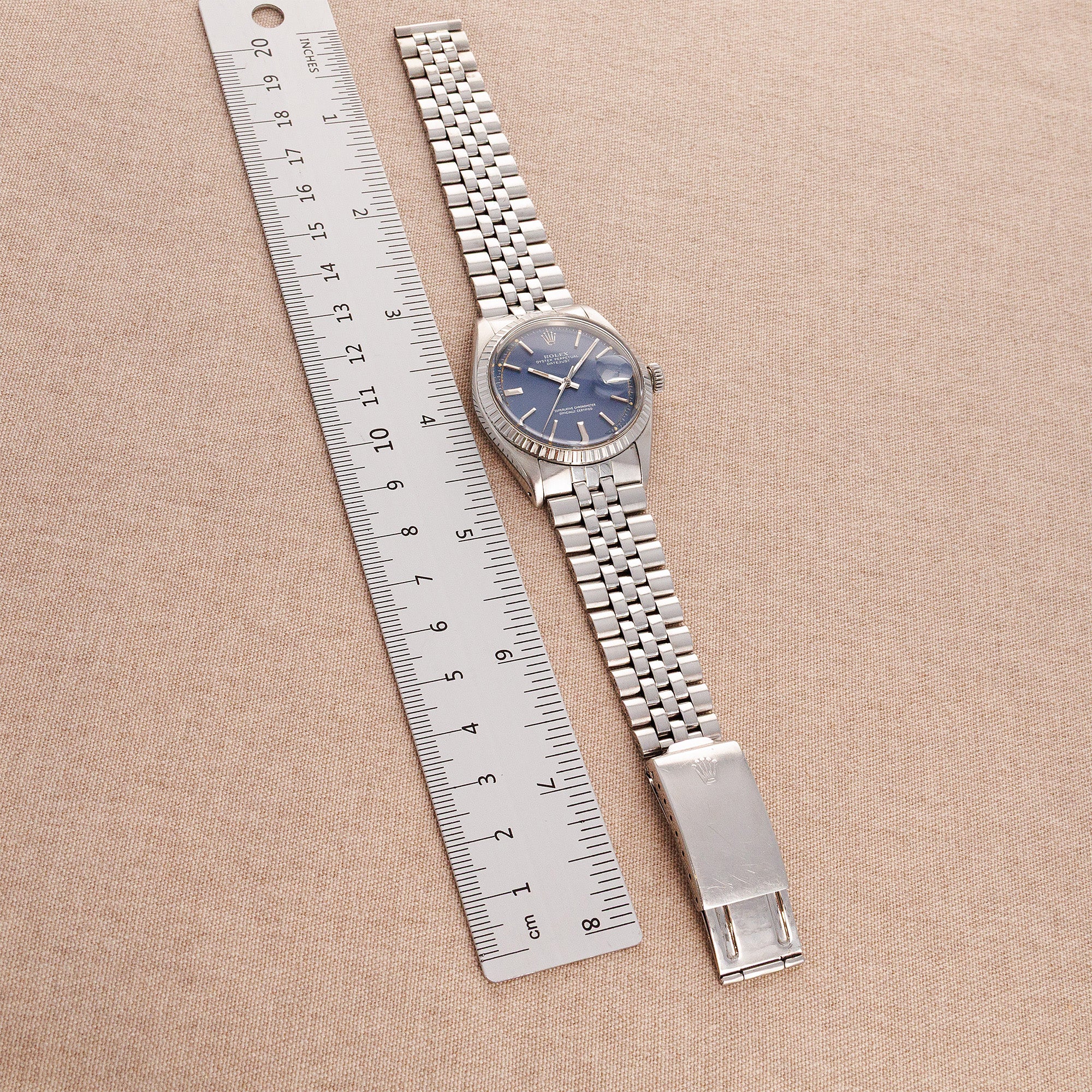 Rolex - Rolex Steel Datejust Ref. 1603 with Blue Dial - The Keystone Watches