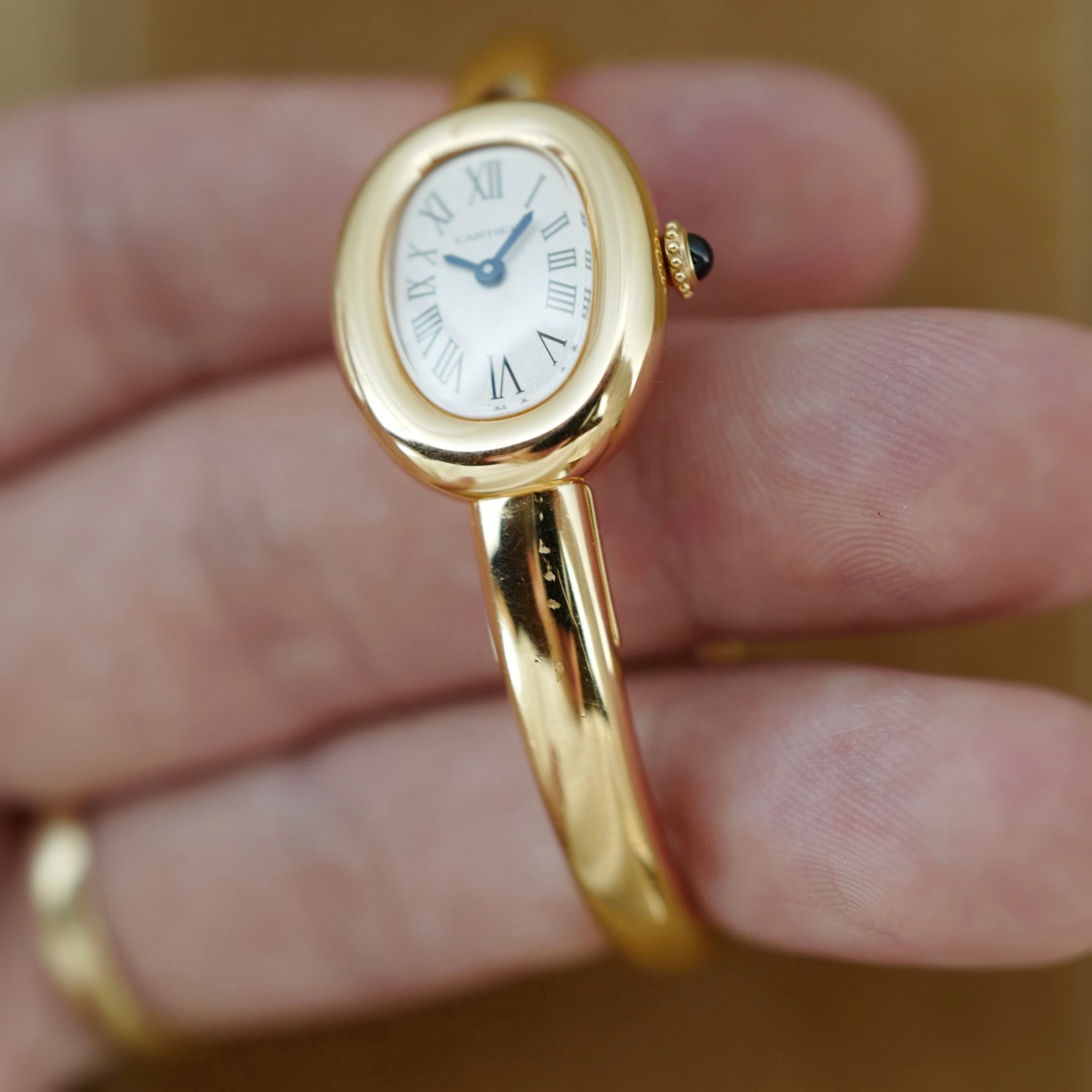 Cartier Yellow Gold Baignoire Bangle Watch Ref. WGBA0021