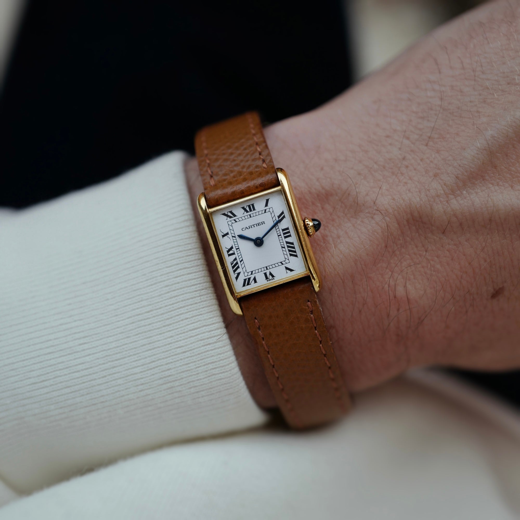 Cartier - Cartier Yellow Gold Vintage Ladies Tank Ref. W1003153 - The Keystone Watches