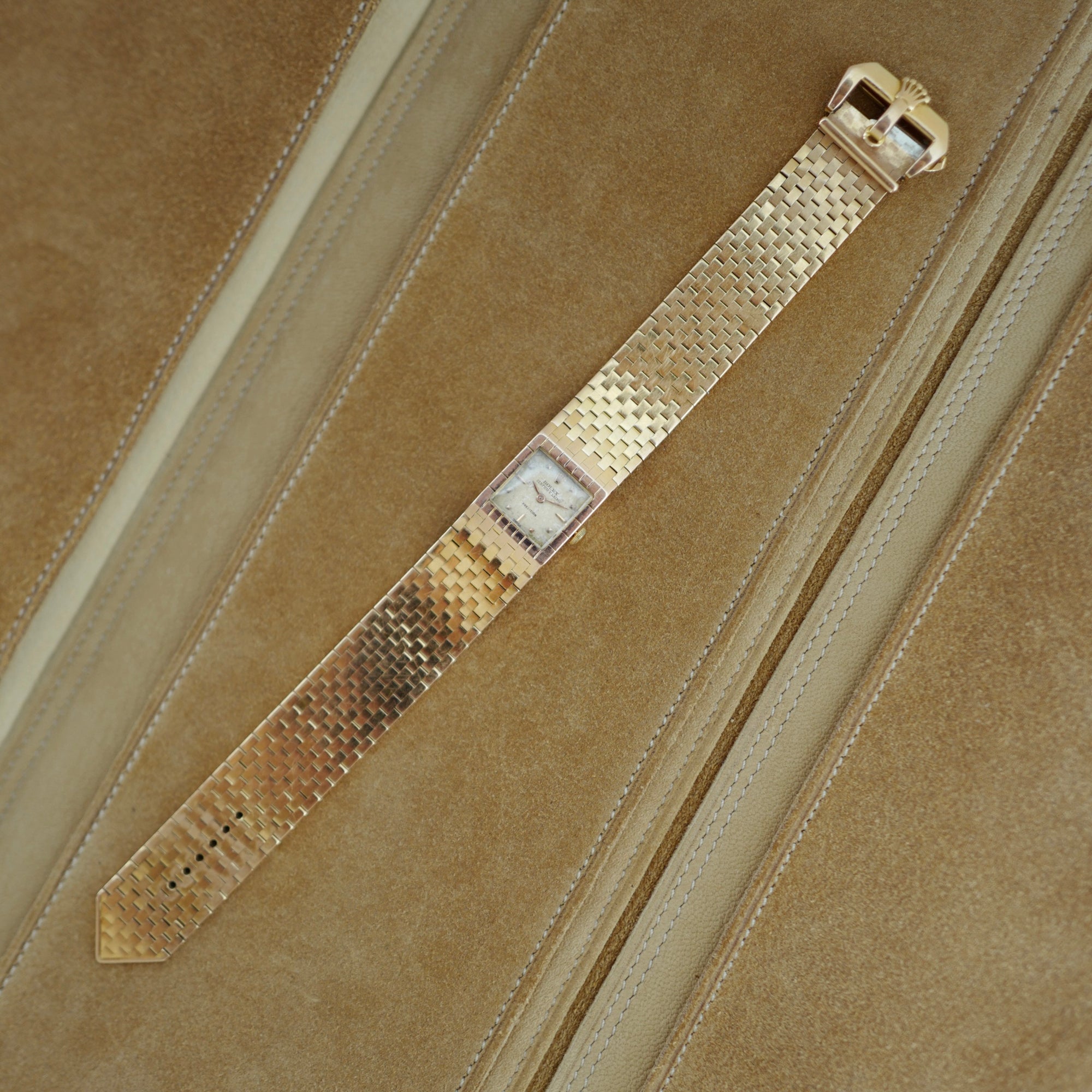 Rolex Rose Gold Mechanical Watch Retailed by Serpico y Laino