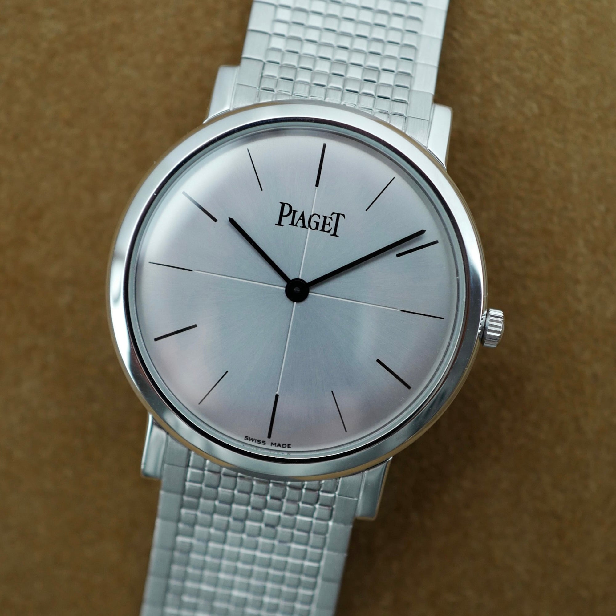 Piaget - Piaget White Gold Mechanical Bracelet Watch Ref. P10178 (New Arrival) - The Keystone Watches