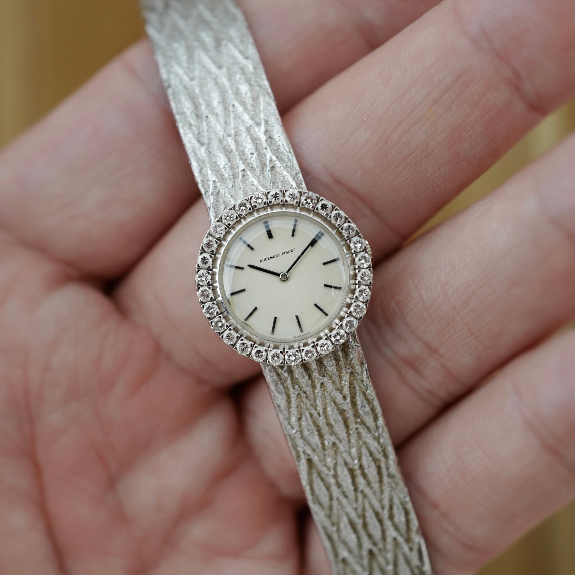 Audemars Piguet White Gold George Lenfant Bracelet Watch