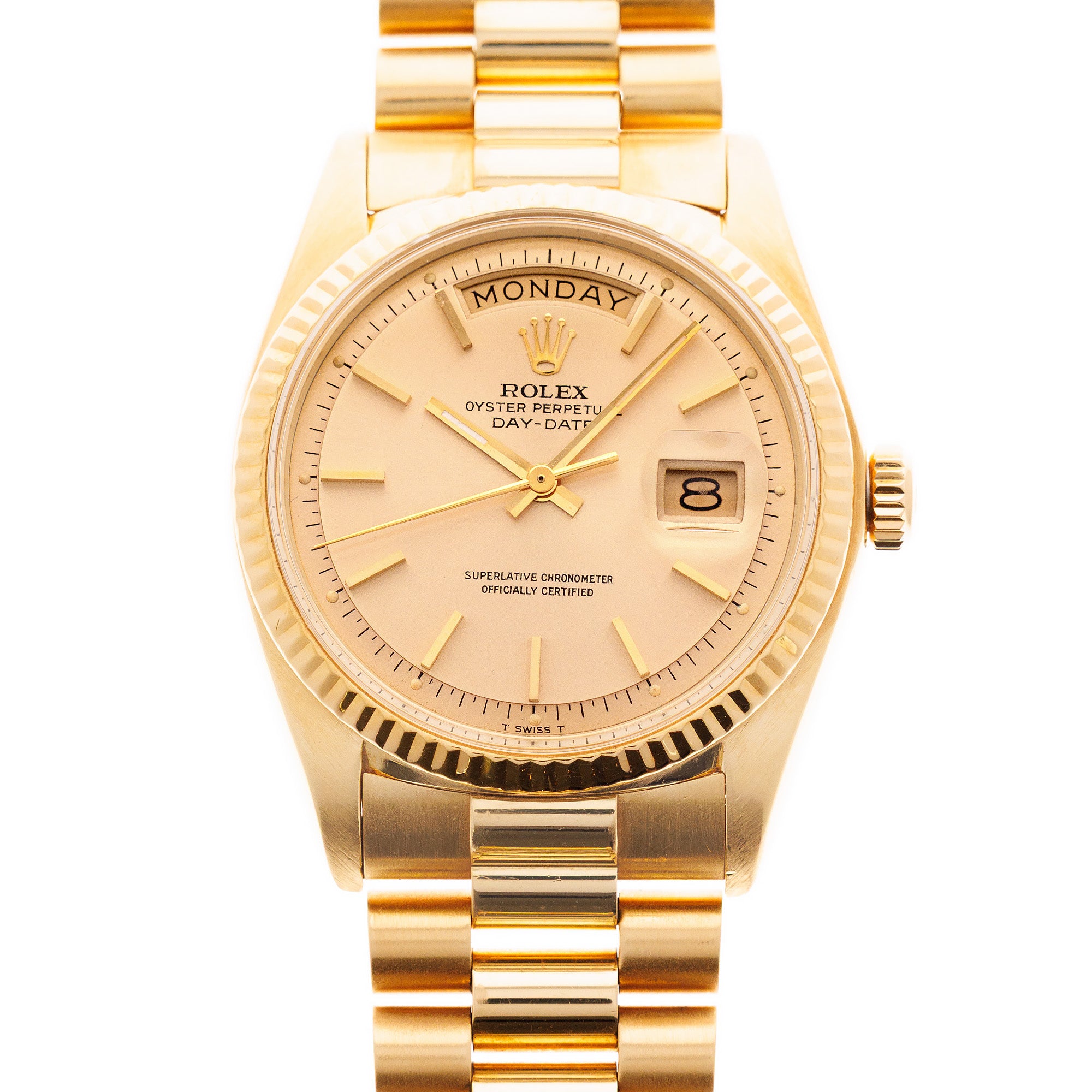 Rolex - Rolex Yellow Gold Day Date Ref. 1803 with Box and Papers - The Keystone Watches
