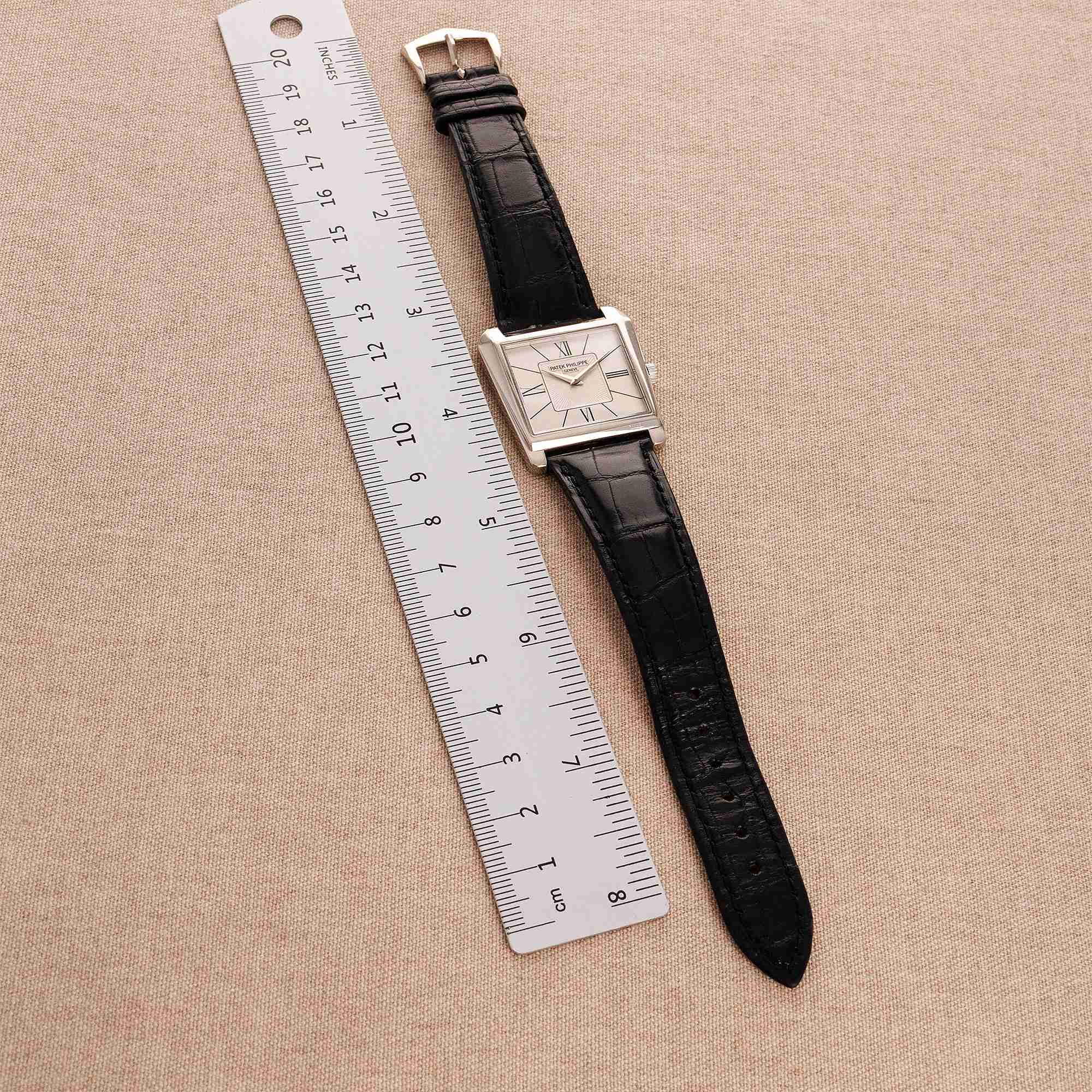 Patek Philippe - Patek Philippe White Gold Gondolo Trapeze Ref. 5489G - The Keystone Watches