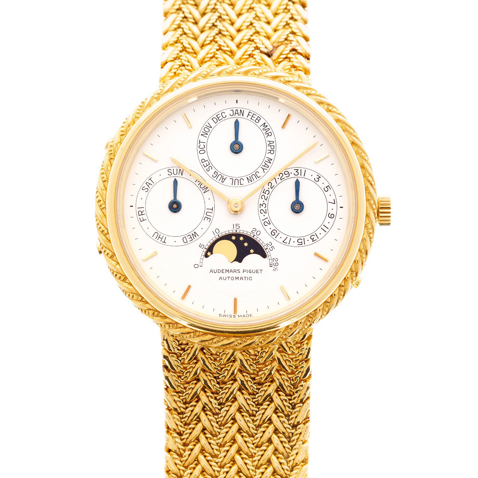 Audemars Piguet - Audemars Piguet Yellow Gold Quantieme Perpetual Watch Ref. 5549 - The Keystone Watches