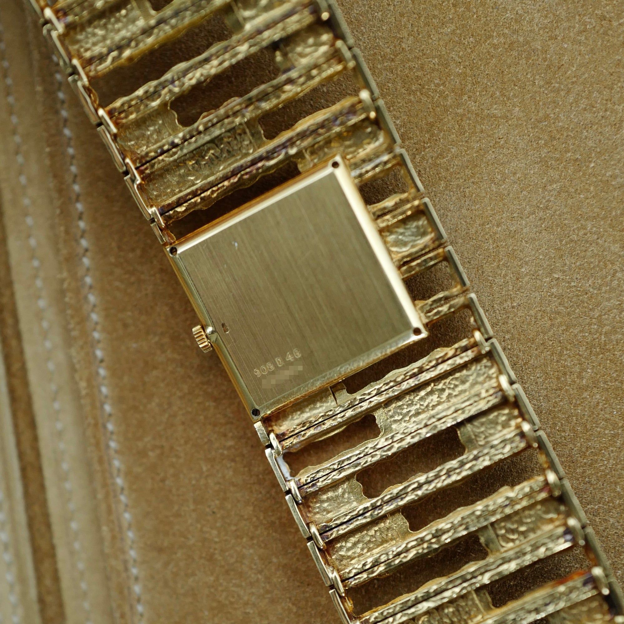 Piaget Yellow Gold Lapis Lazuli &amp; Jade Cuff Watch (New Arrivals)