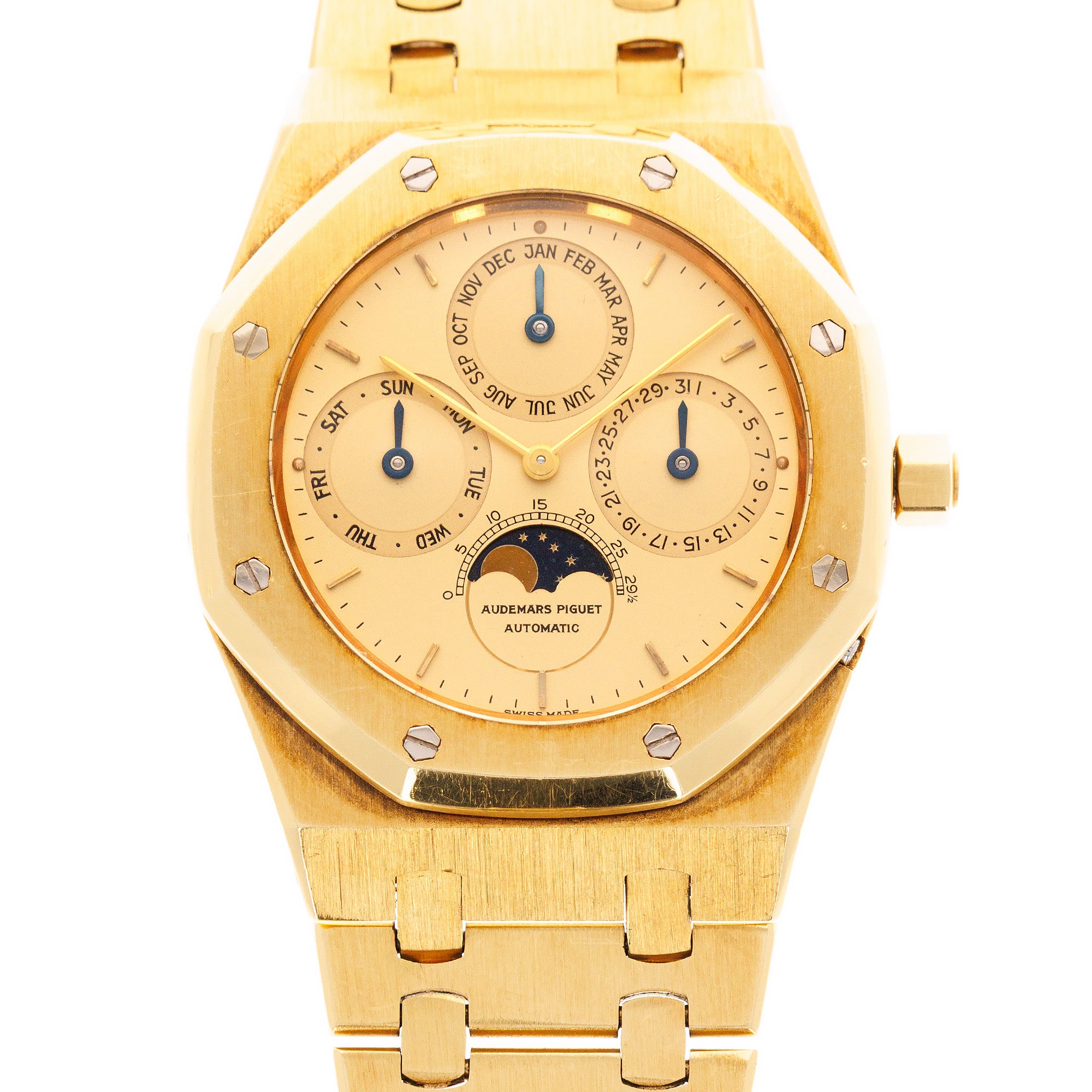 Audemars Piguet Yellow Gold Vintage Royal Oak Perpetual Ref. 25654BA