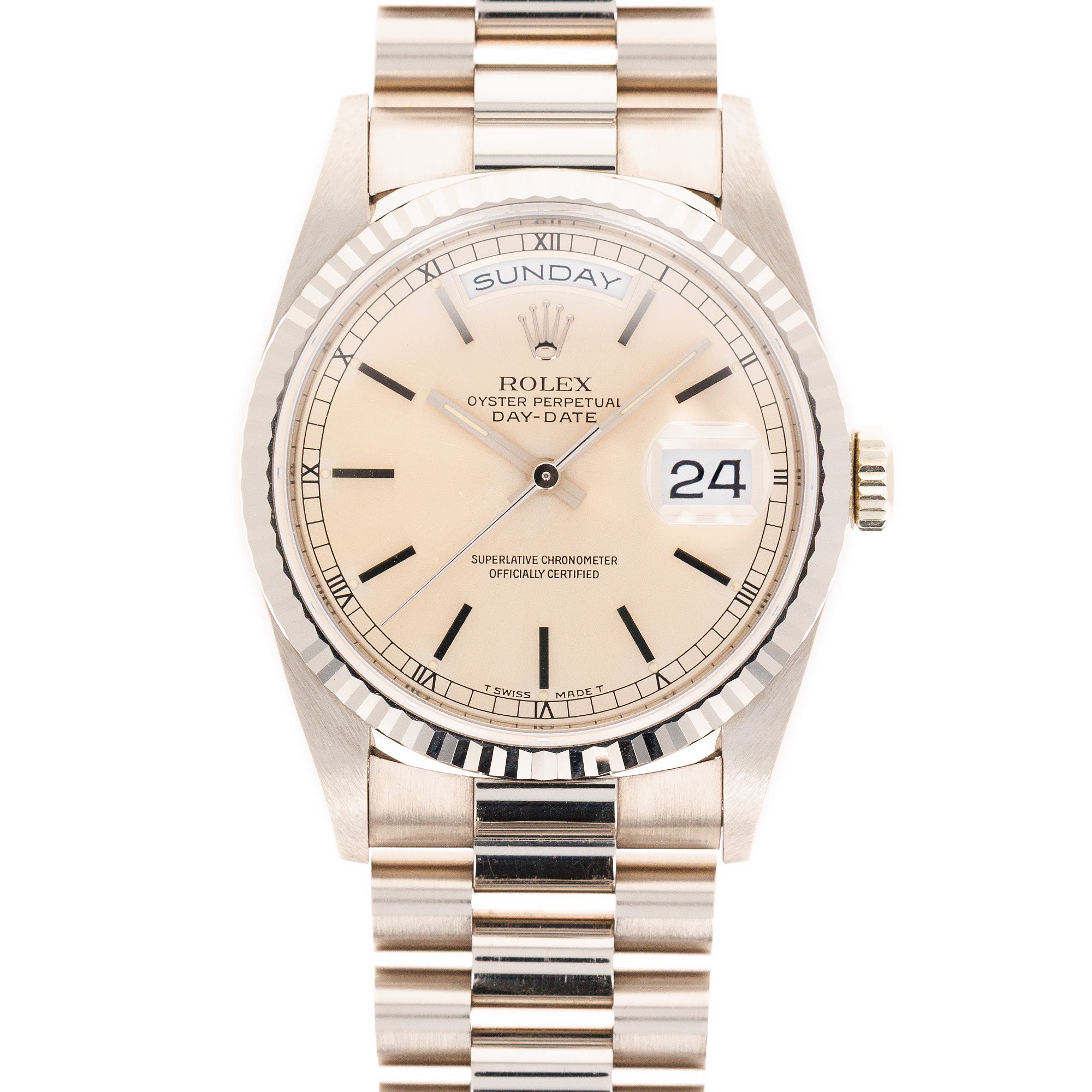 Rolex White Gold Day-Date Ref. 18239 in Top Condition