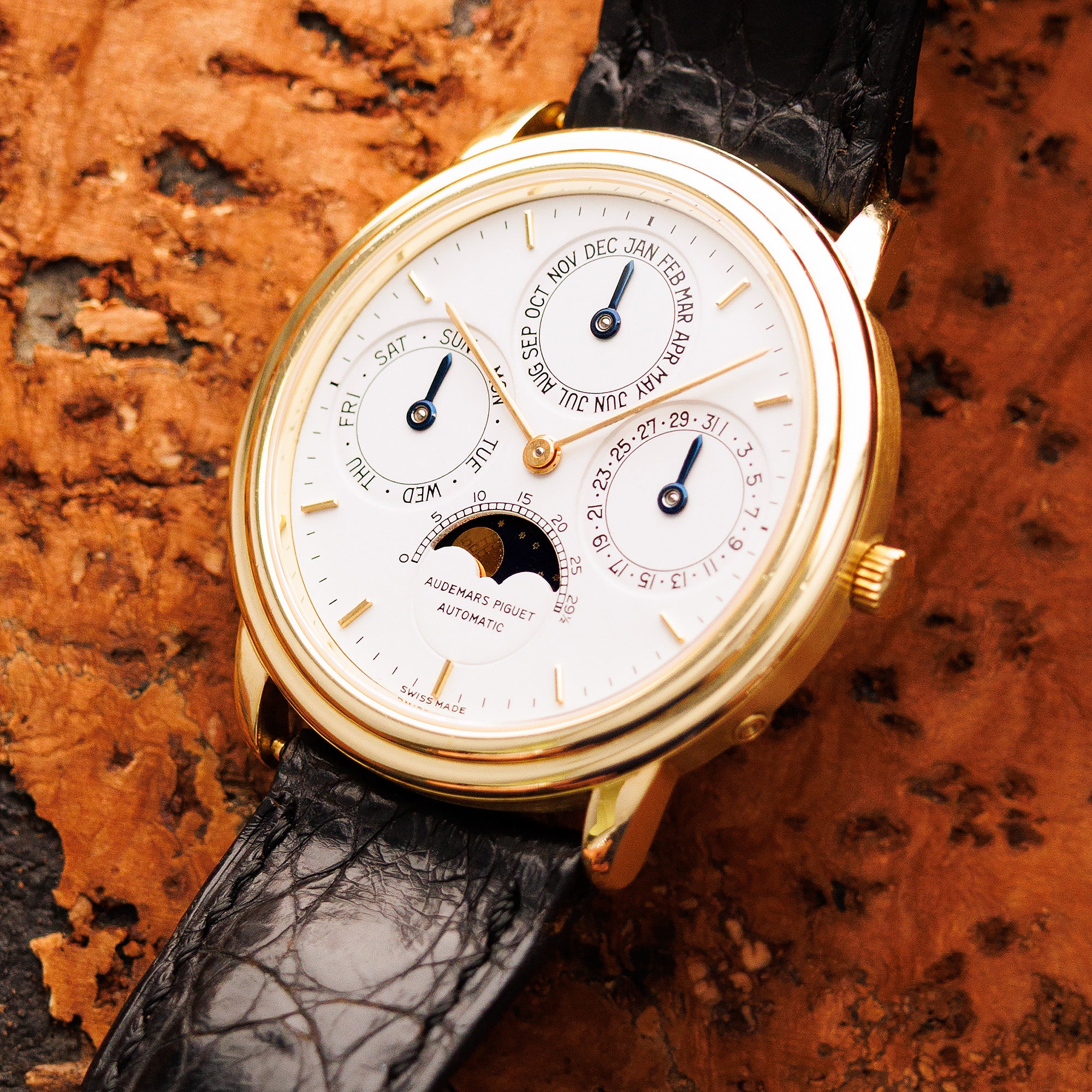 Audemars Piguet Vintage Yellow Gold Perpetual Calendar Ref. 25657BA