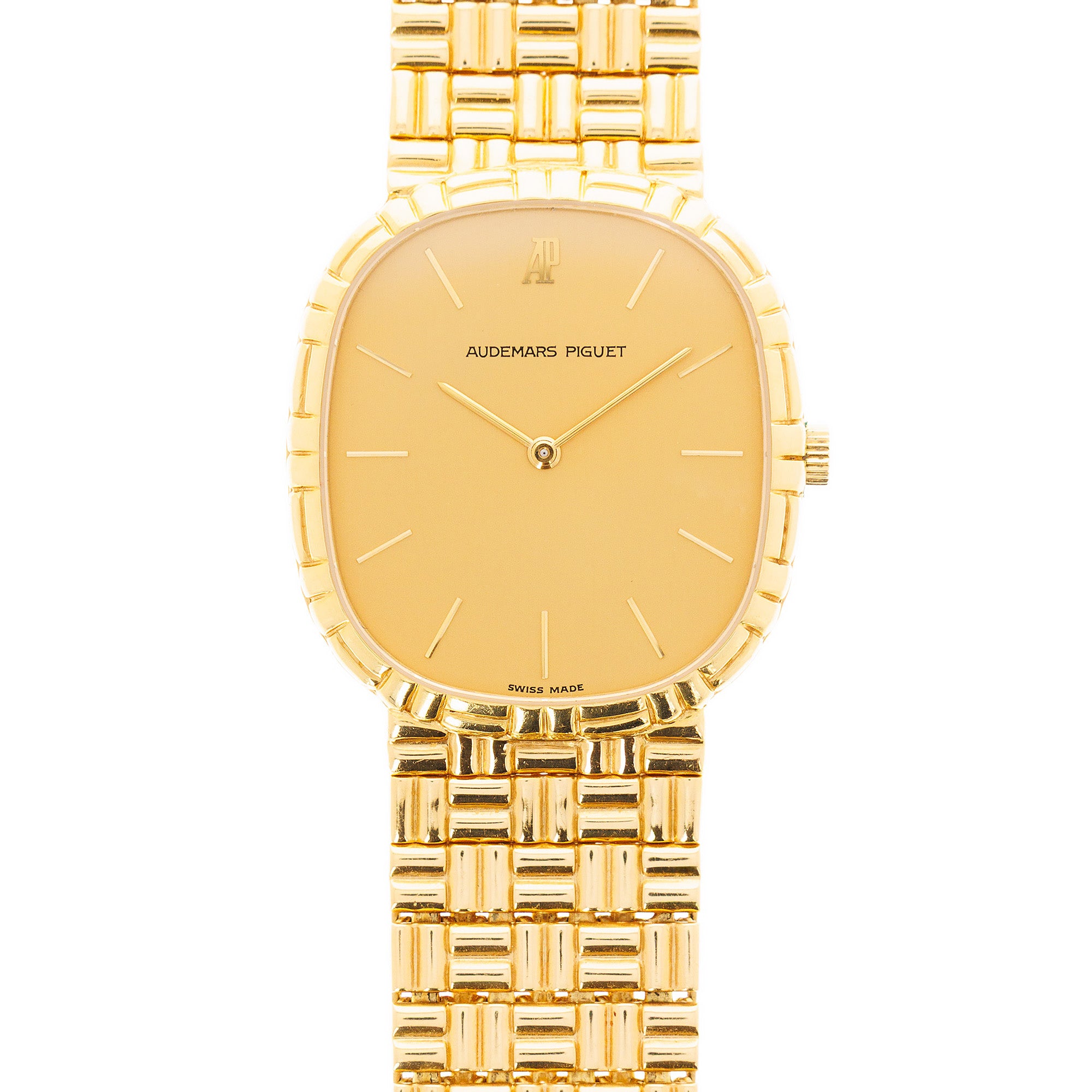 Audemars Piguet Yellow Gold Exotic Bracelet Watch