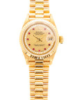 Rolex - Rolex Yellow Gold Datejust Ref. 69178 with Ruby and Diamond String Dial - The Keystone Watches