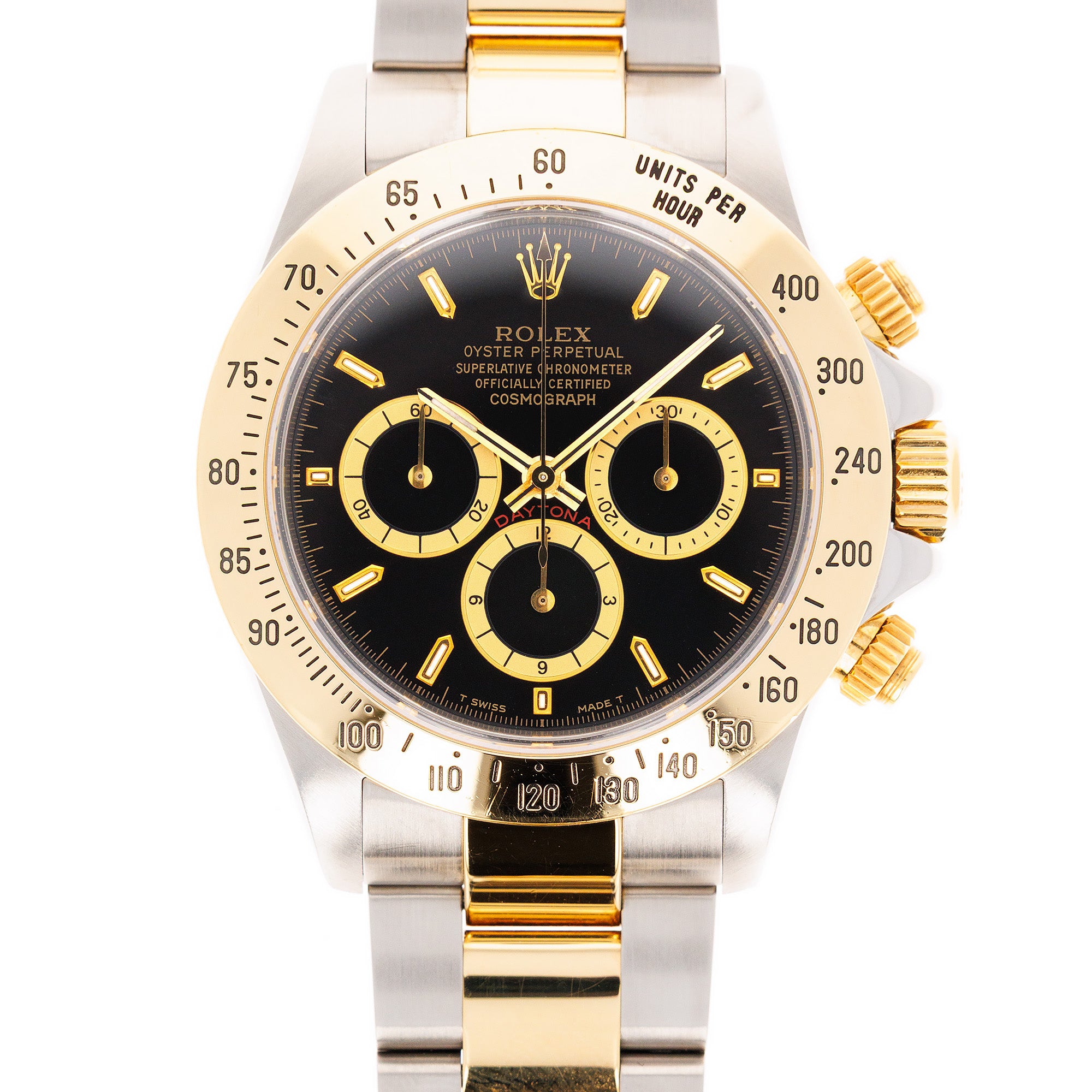 Rolex Two-Tone Zenith Daytona Ref. 16523 with Original Warranty