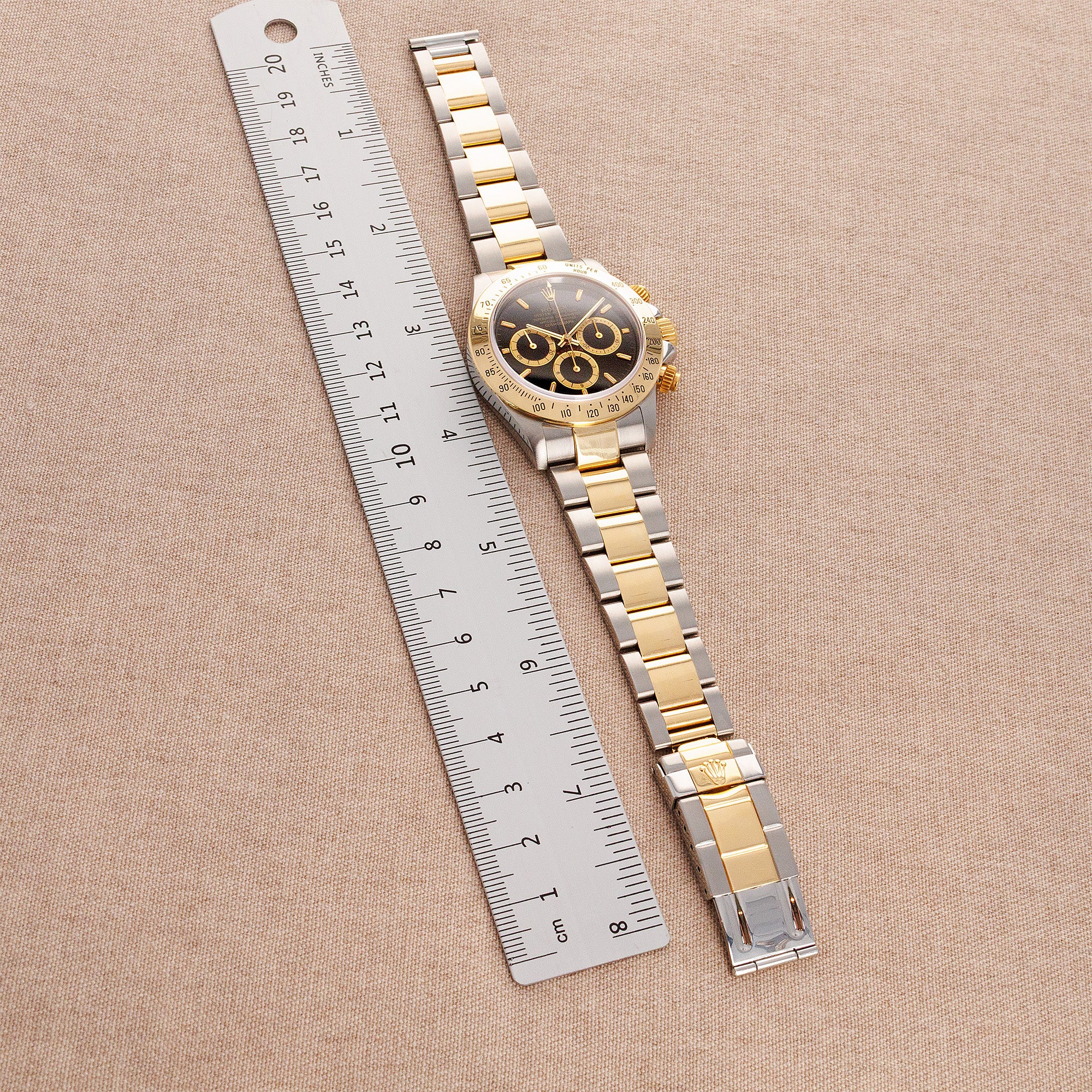 Rolex Two-Tone Zenith Daytona Ref. 16523 with Original Warranty