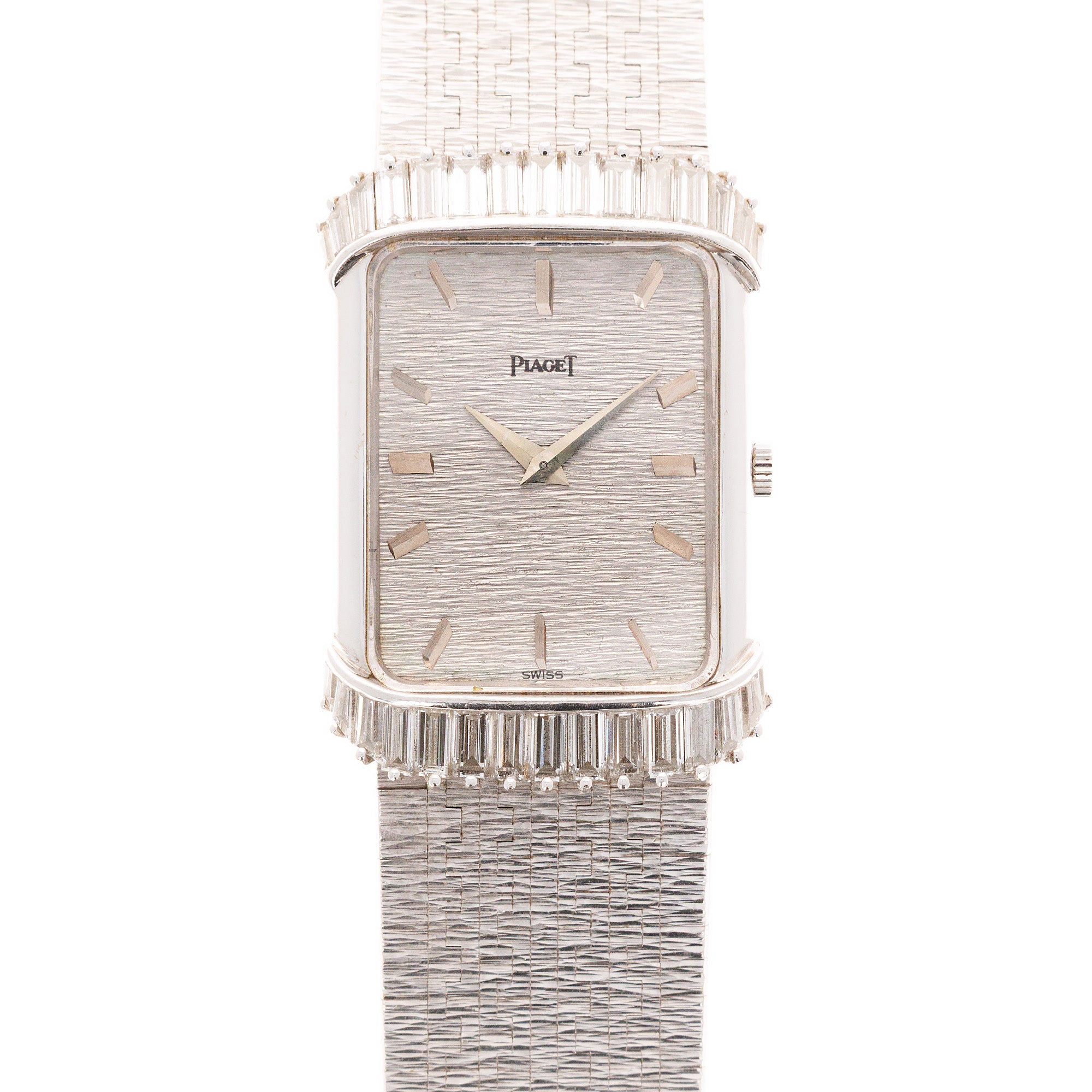 Piaget - Piaget White Gold Baguette Mechanical Watch Ref. 316089 - The Keystone Watches