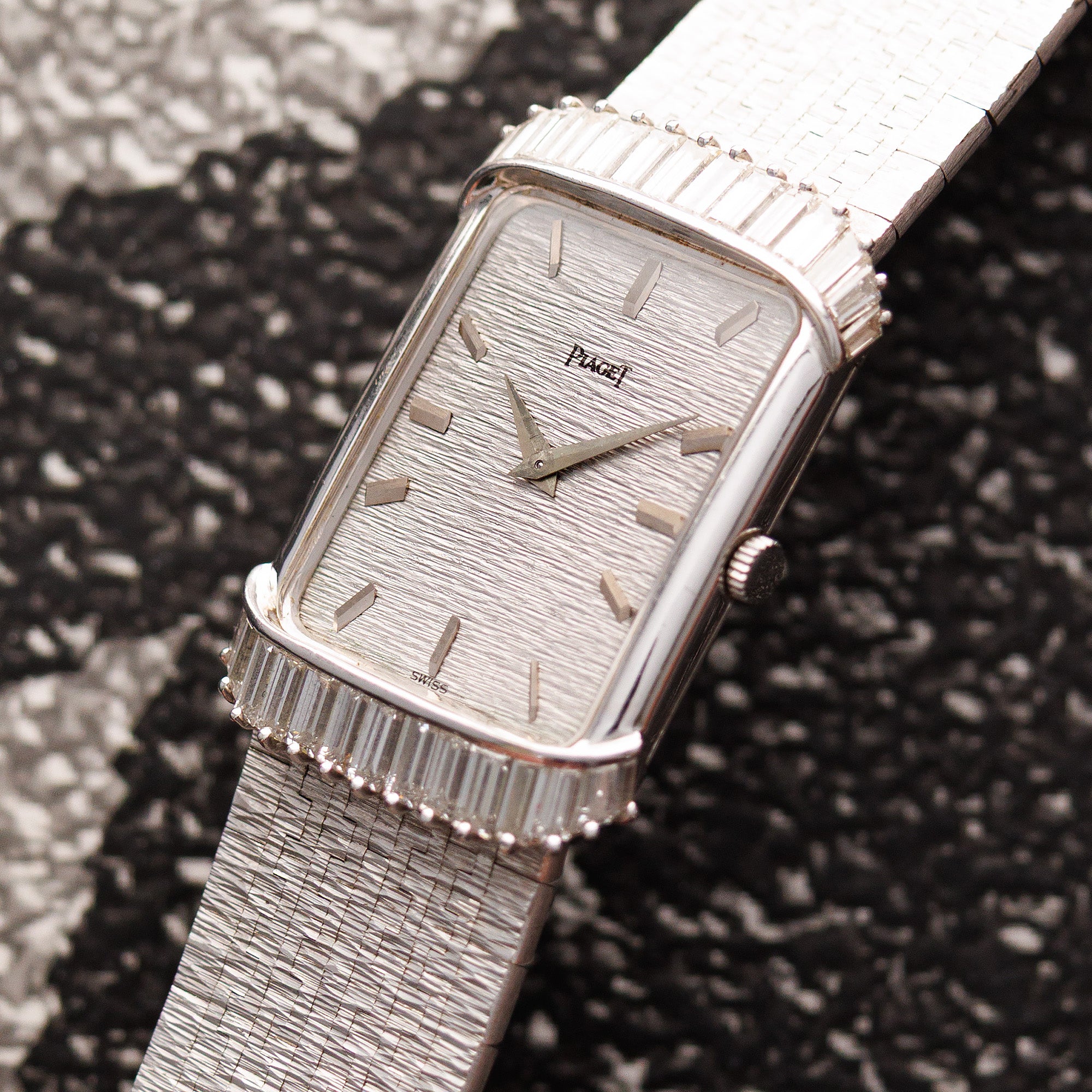 Piaget - Piaget White Gold Baguette Mechanical Watch Ref. 316089 - The Keystone Watches