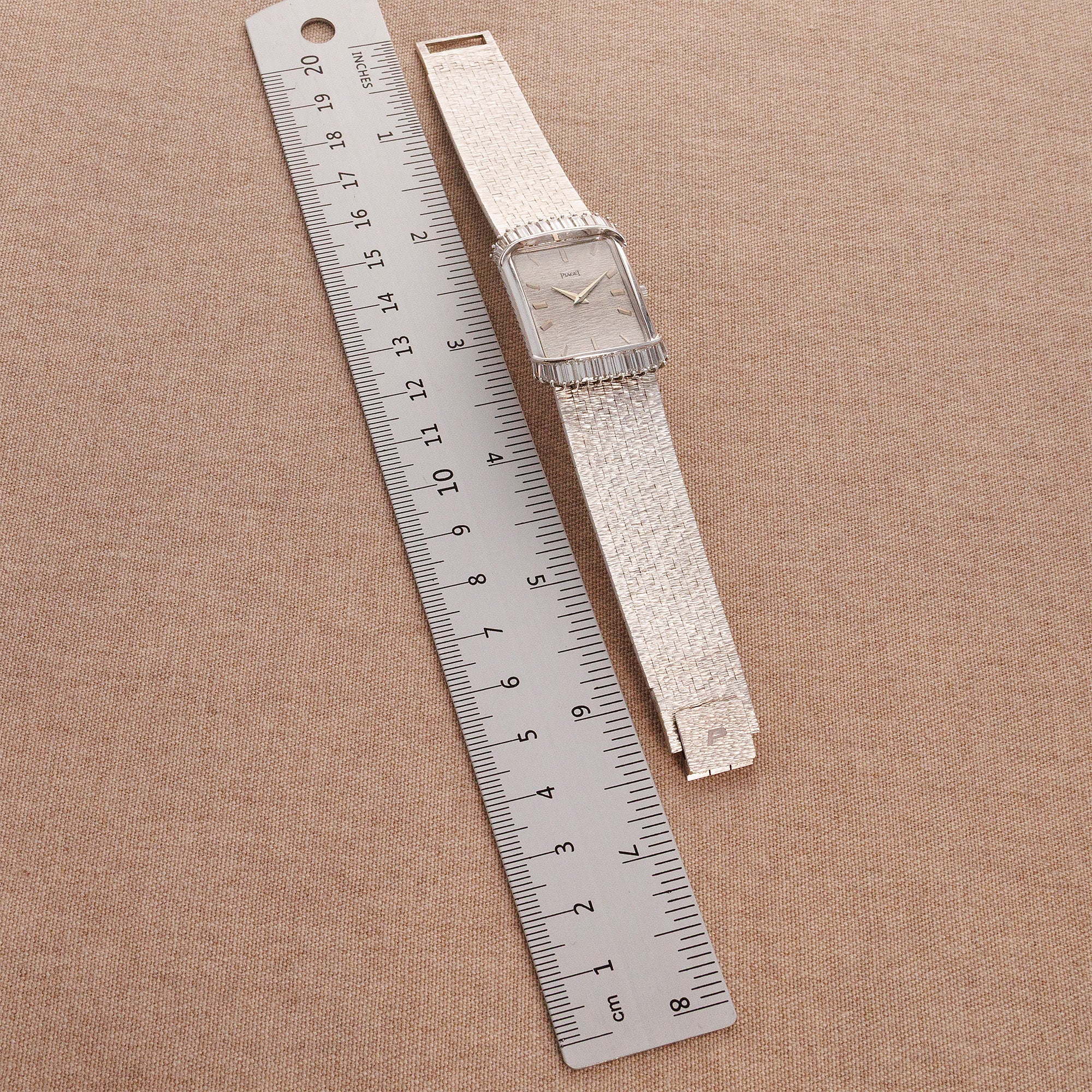 Piaget - Piaget White Gold Baguette Mechanical Watch Ref. 316089 - The Keystone Watches