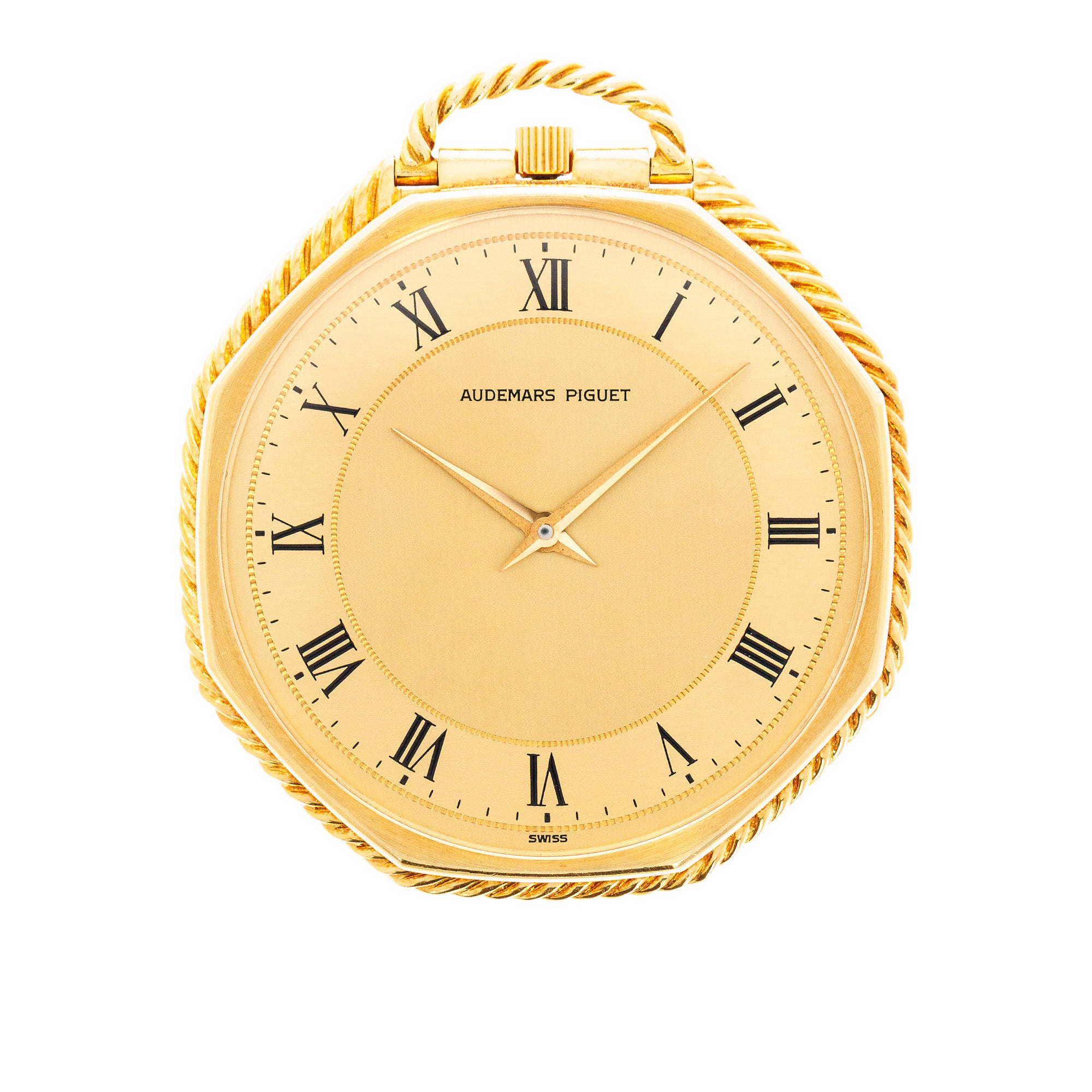 Audemars Piguet Yellow Gold Octagonal Pocket Watch