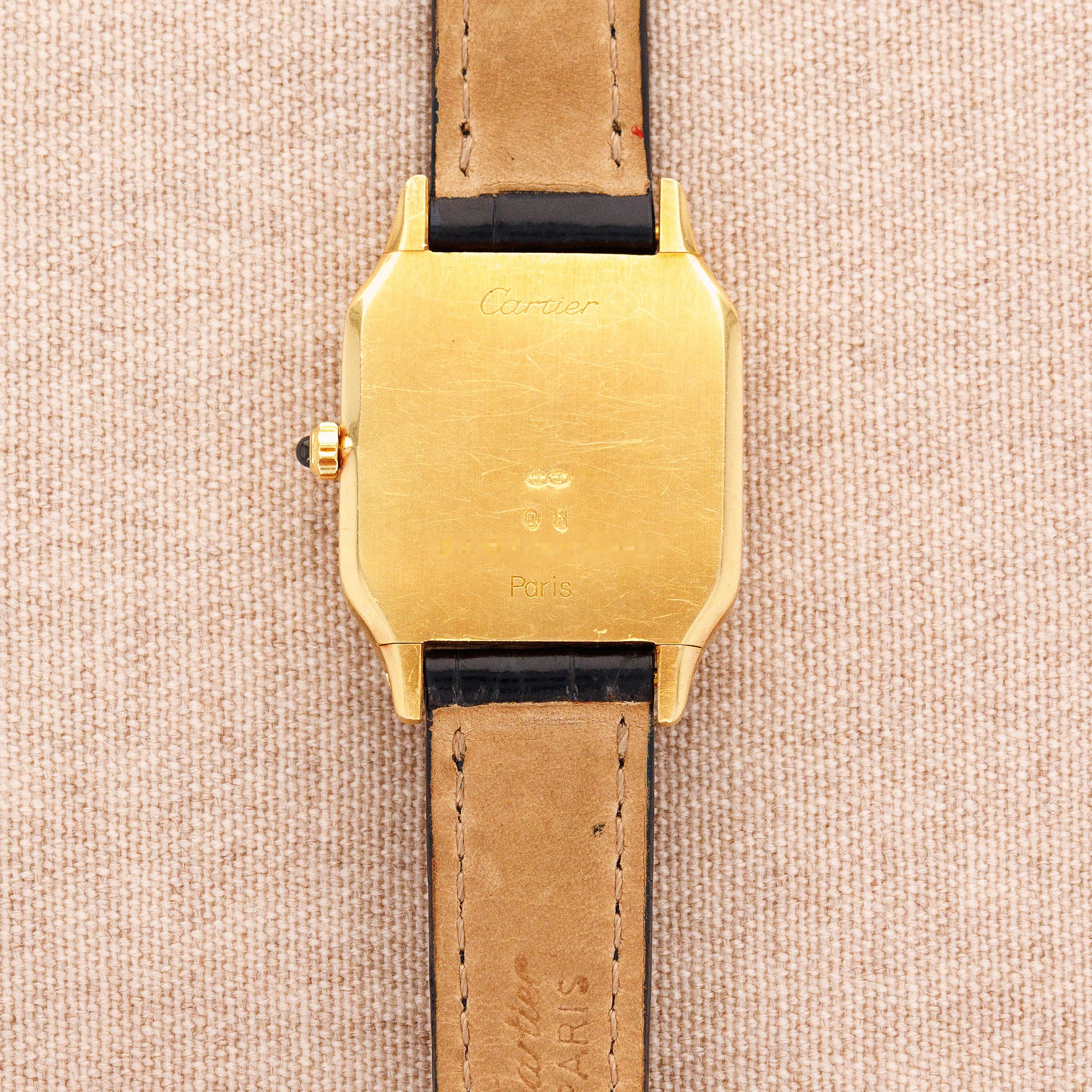 Cartier Yellow Gold Santos Dumont Ref. 96053