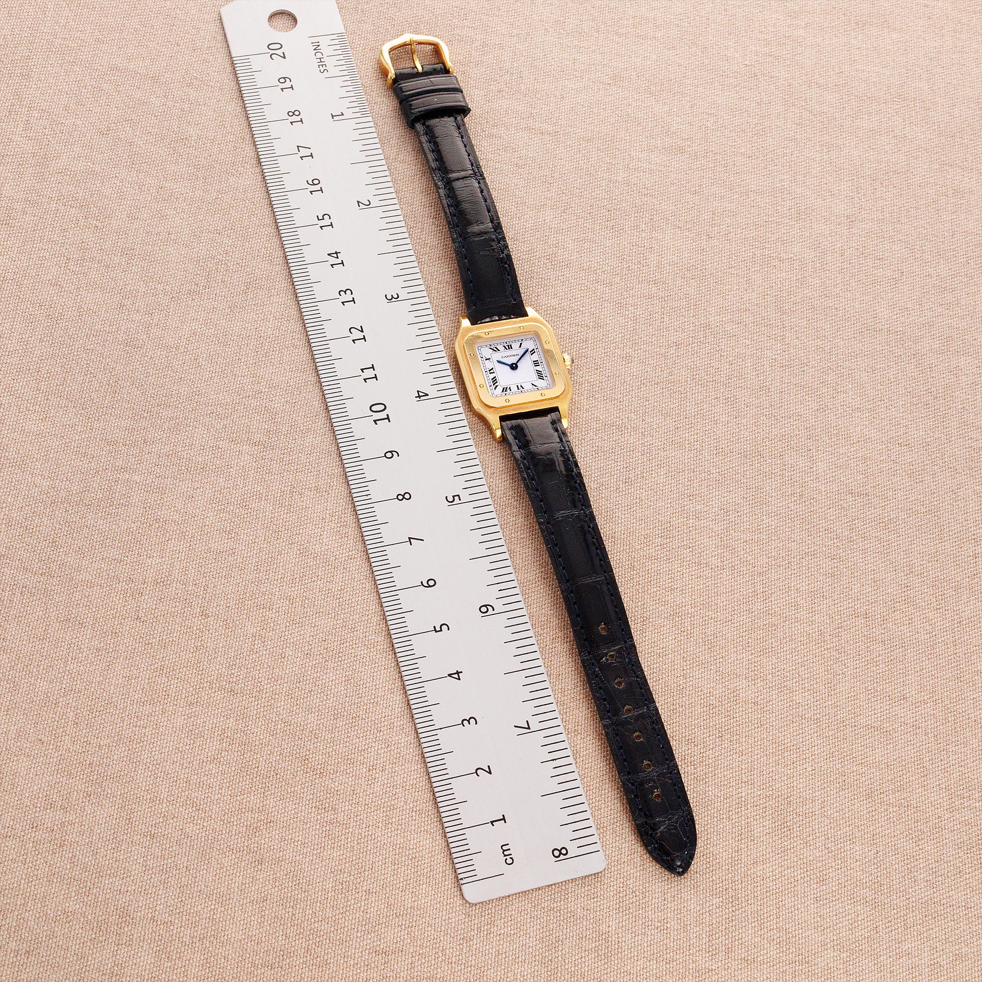 Cartier Yellow Gold Santos Dumont Ref. 96053