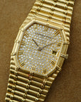 Audemars Piguet Yellow Gold Bamboo Pave Automatic (New Arrival)