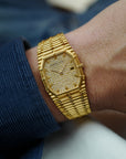 Audemars Piguet Yellow Gold Bamboo Pave Automatic (New Arrival)