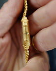 Audemars Piguet Yellow Gold Bamboo Pave Automatic (New Arrival)
