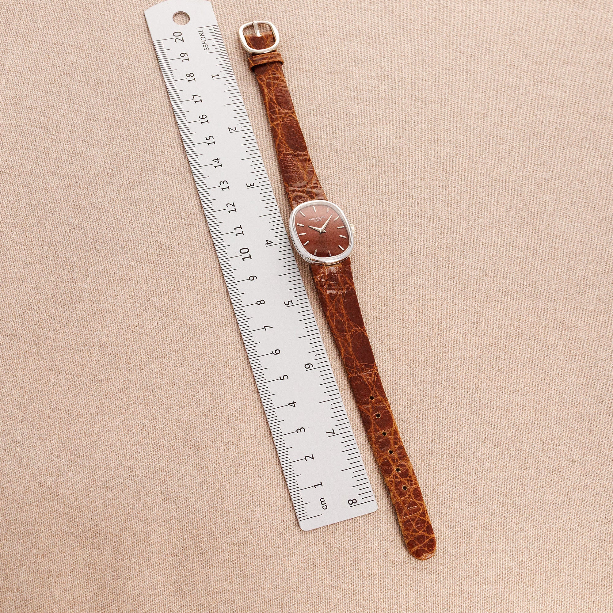 Patek Philippe White Gold Ellipse Ref. 4226 with Brown Sunburst Dial