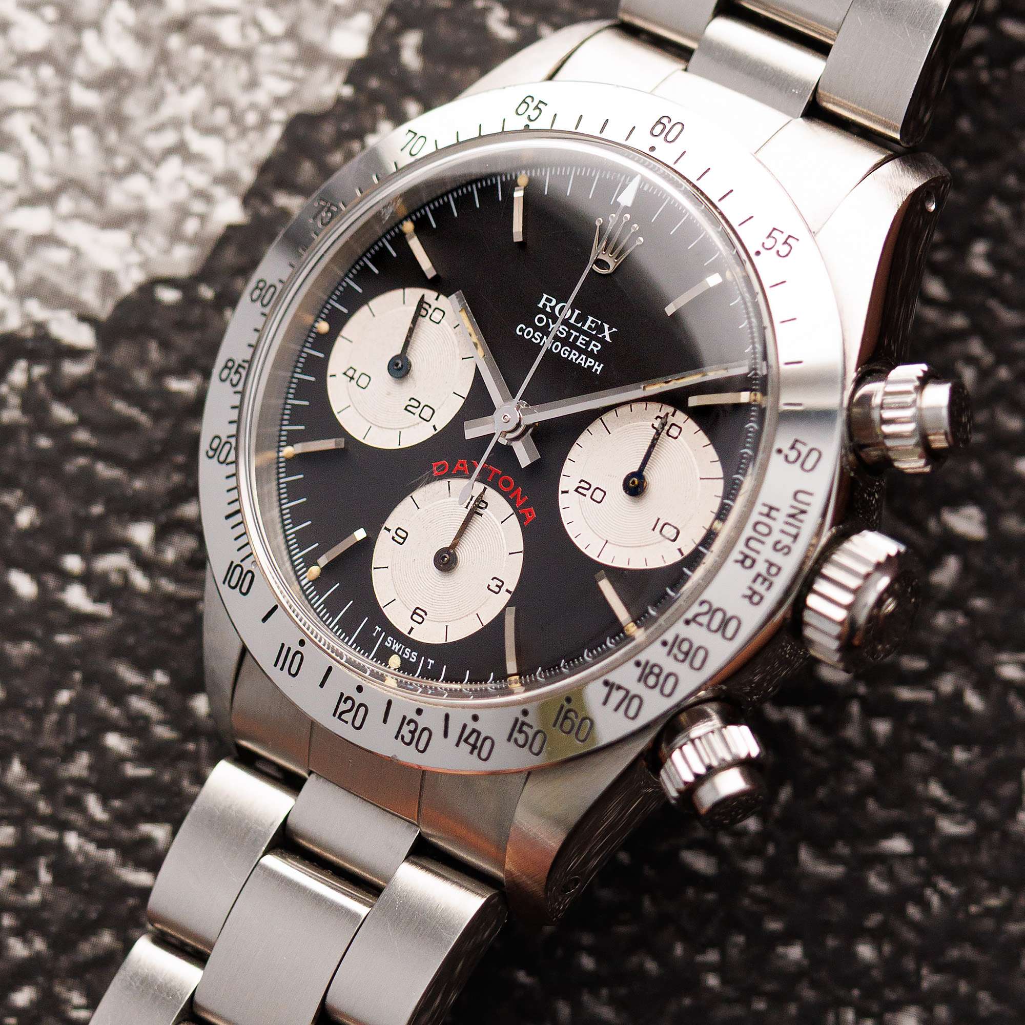 Rolex - Rolex Steel Vintage Daytona Big Red Ref. 6265 - The Keystone Watches