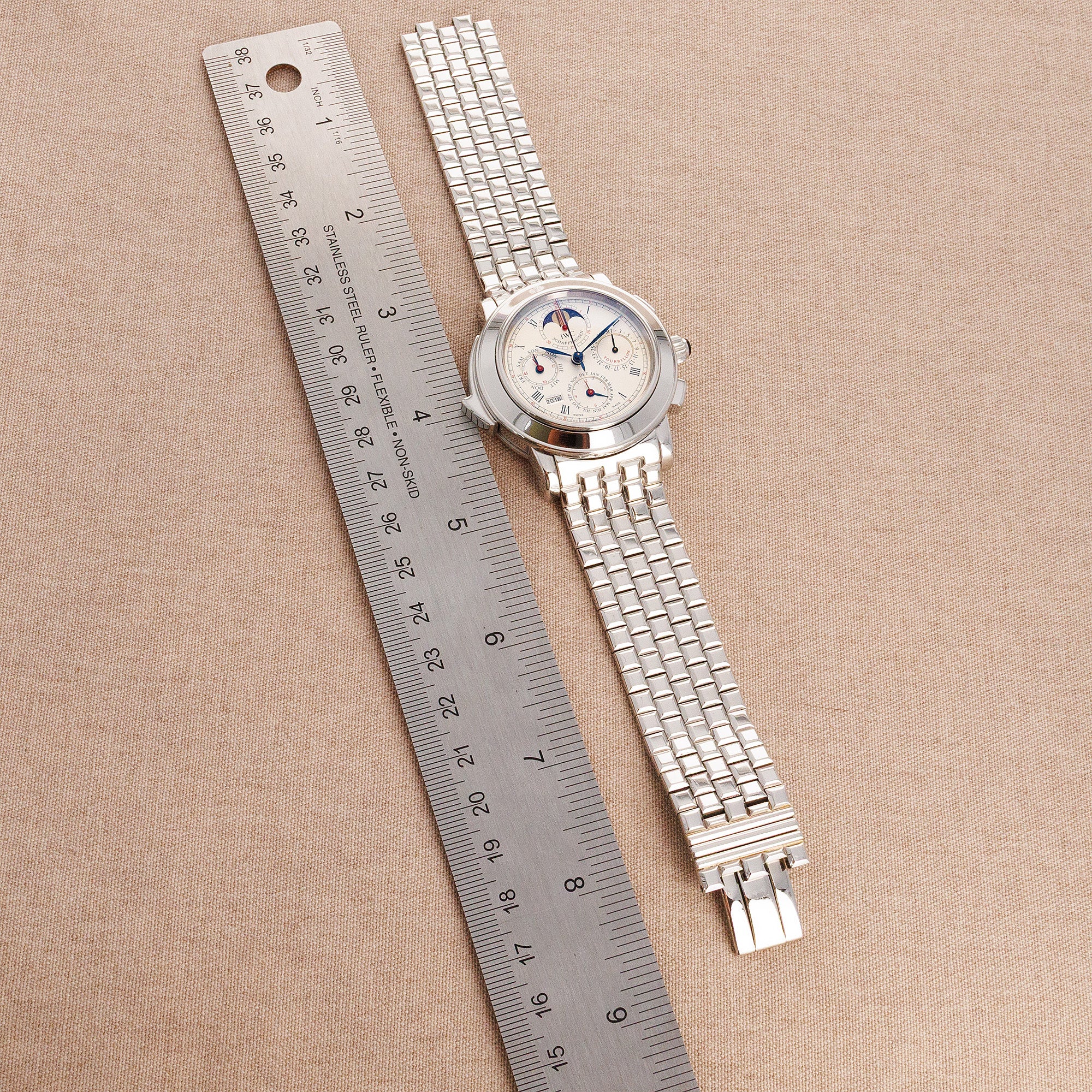 IWC Platinum Il Destriero Scafusia Grand Complication Bracelet Watch