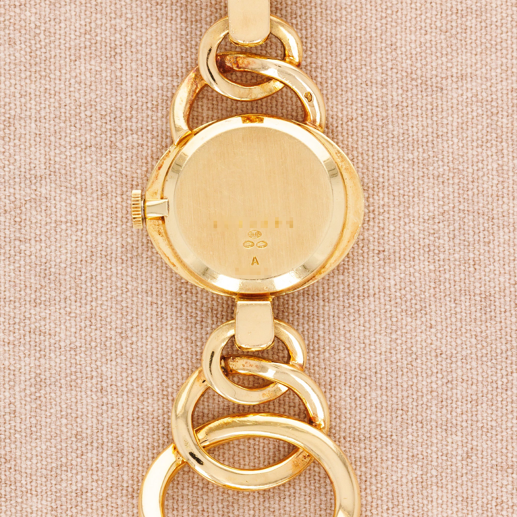 Hermes Yellow Gold Bracelet Watch