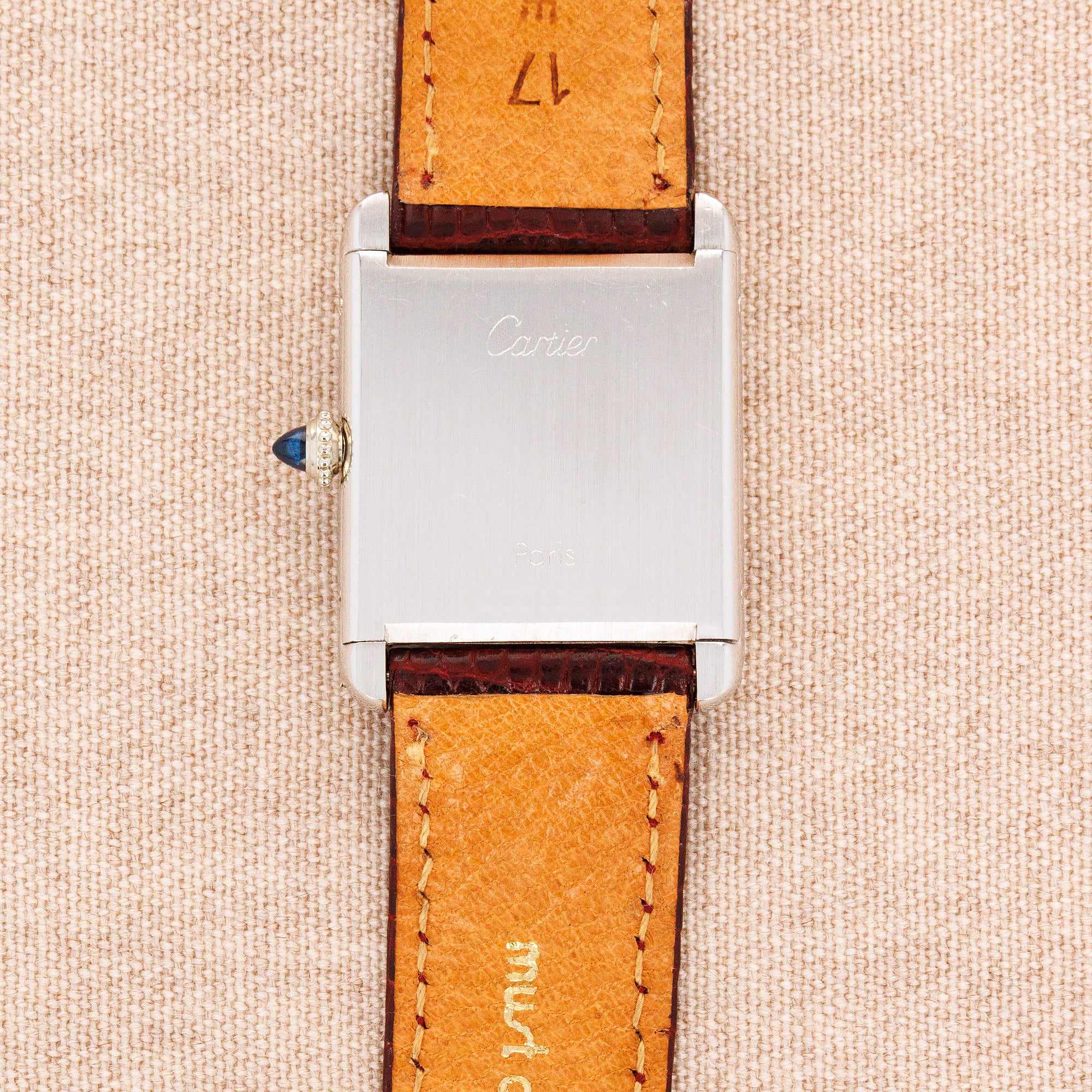 Cartier White Gold Tank Watch Ref. 78086