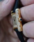 Cartier Yellow Gold Tank Louis Watch Ref. 78227 with Diamonds & Sapphires (New Arrival)