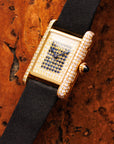 Cartier Yellow Gold Tank Louis Watch Ref. 78227 with Diamonds & Sapphires