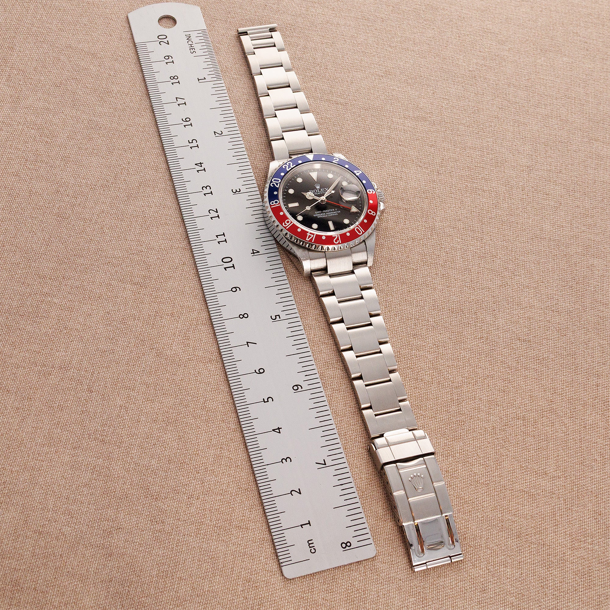 Rolex GMT Master II Ref. 16710 Pepsi M serial Cal 3186
